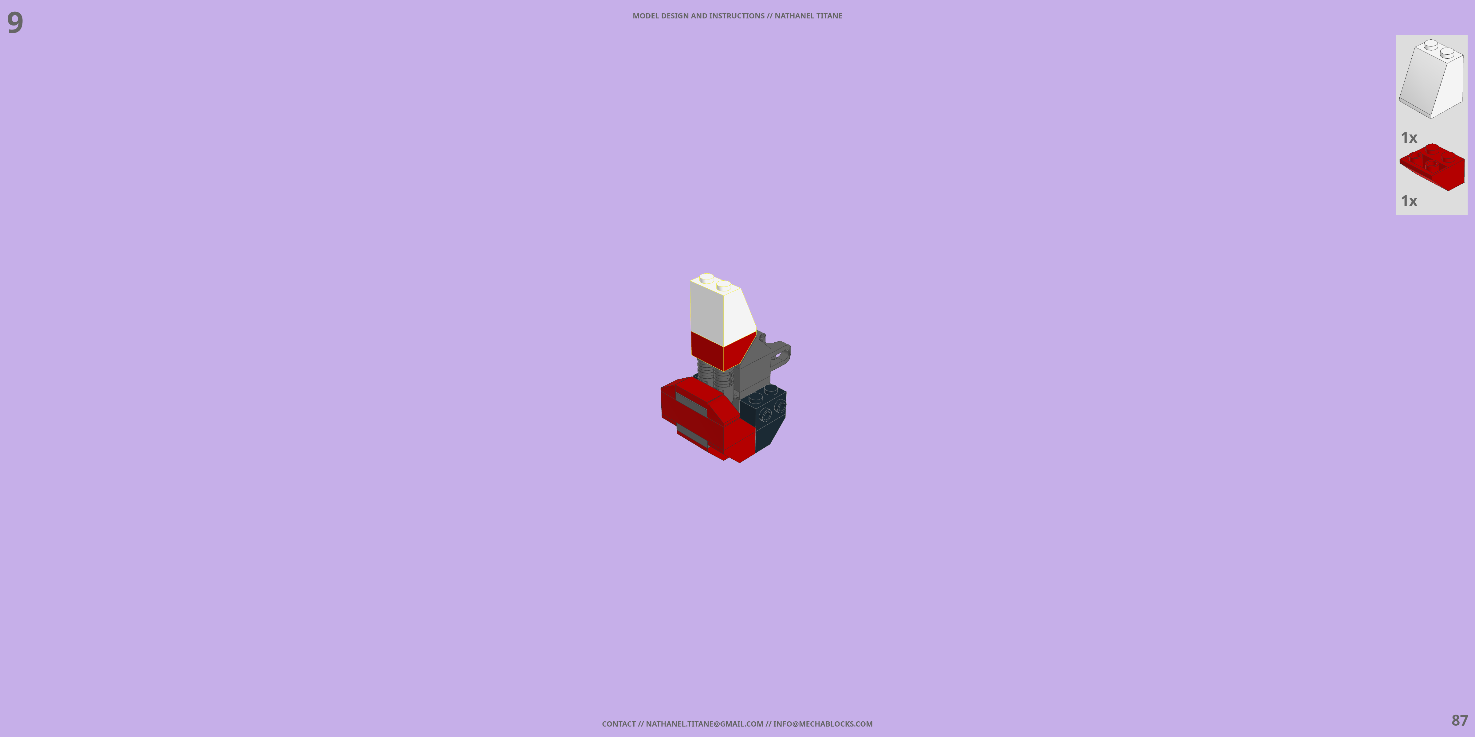 GAT-X133 SWORD CALAMITY LEGO® MOC - Instruction Sample - Page 3