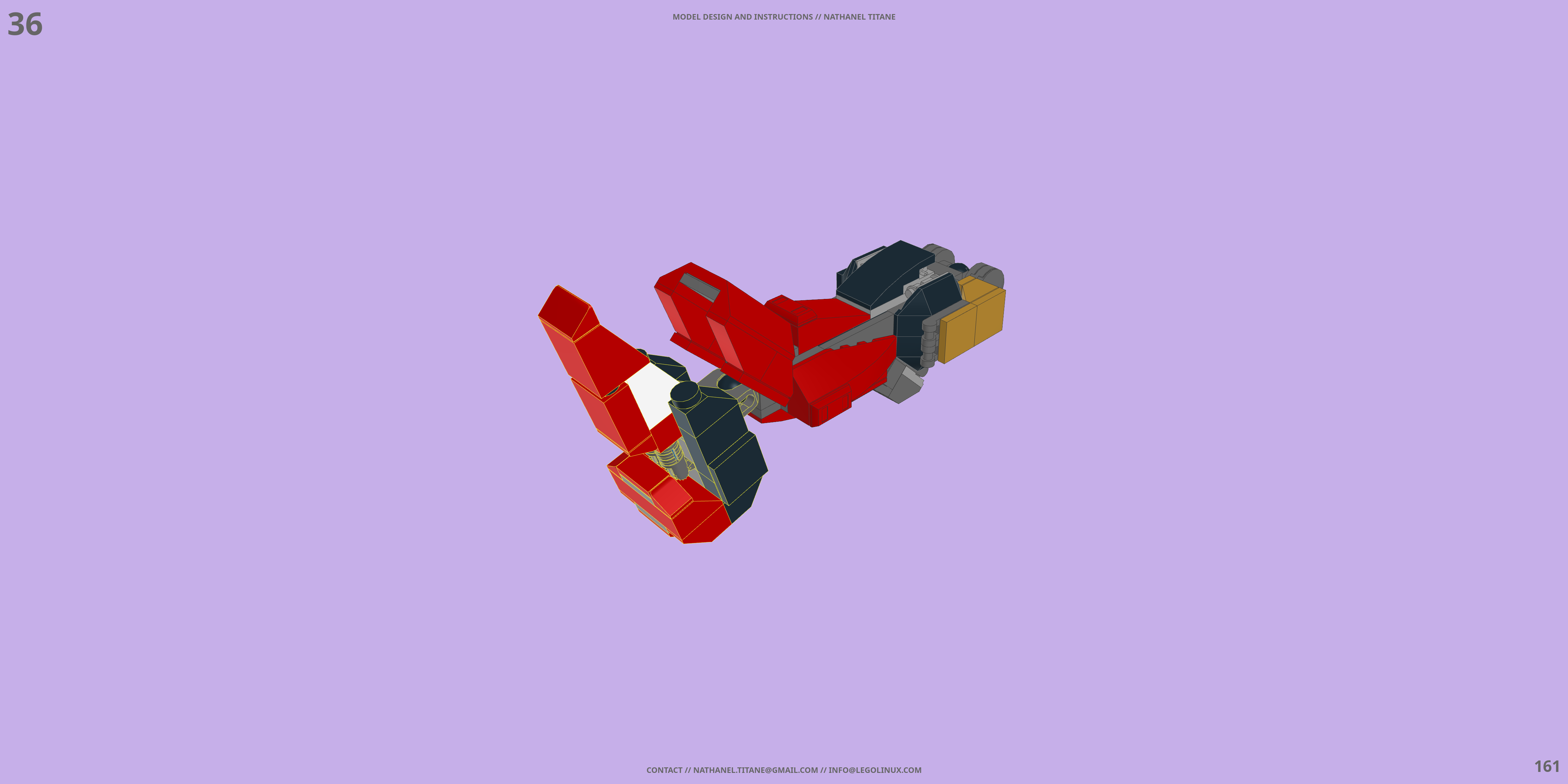 GAT-X133 SWORD CALAMITY LEGO® MOC - Instruction Sample - Page 5