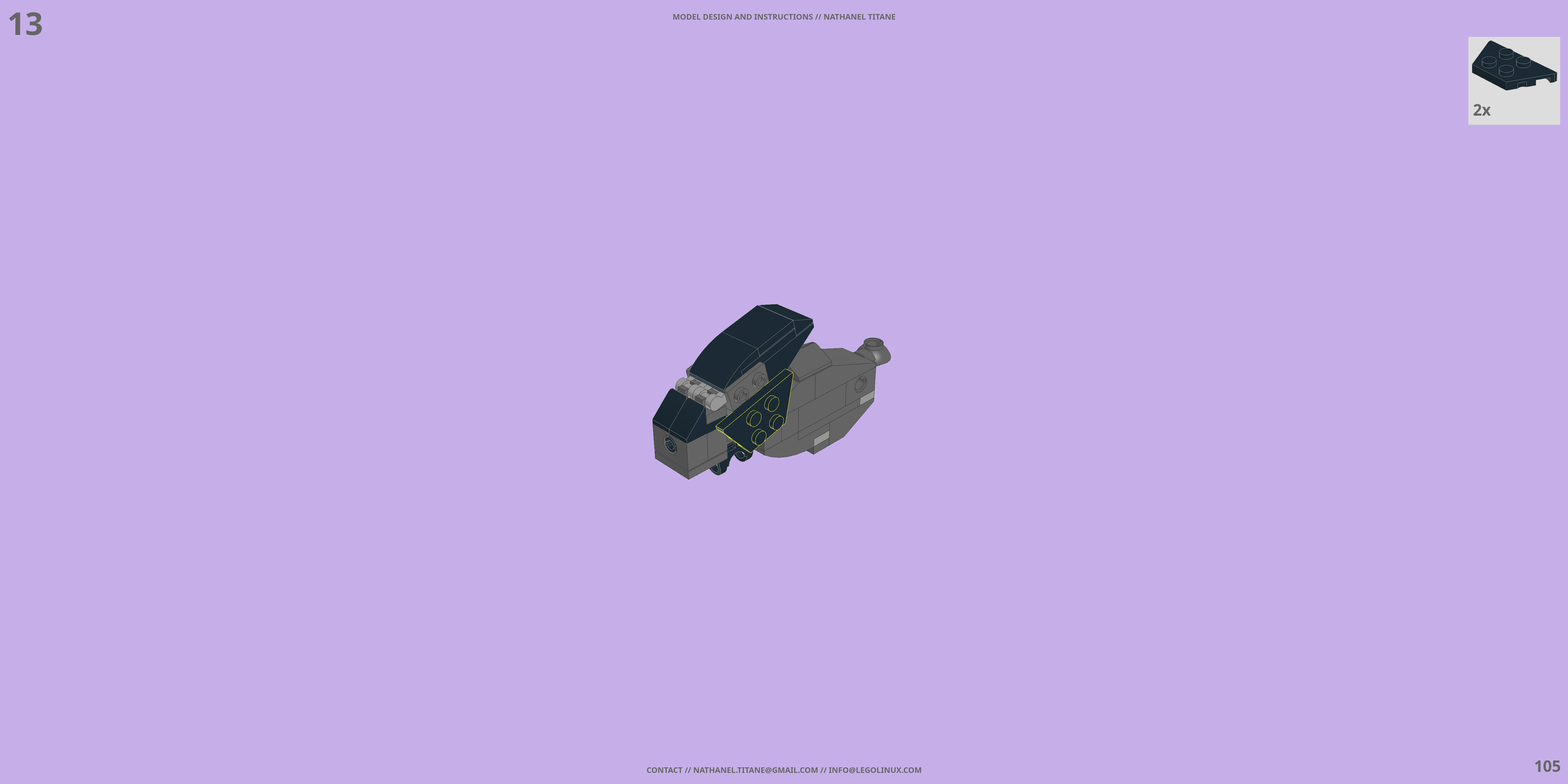 GAT-X207 BLITZ LEGO® MOC - Instruction Sample - Page 4