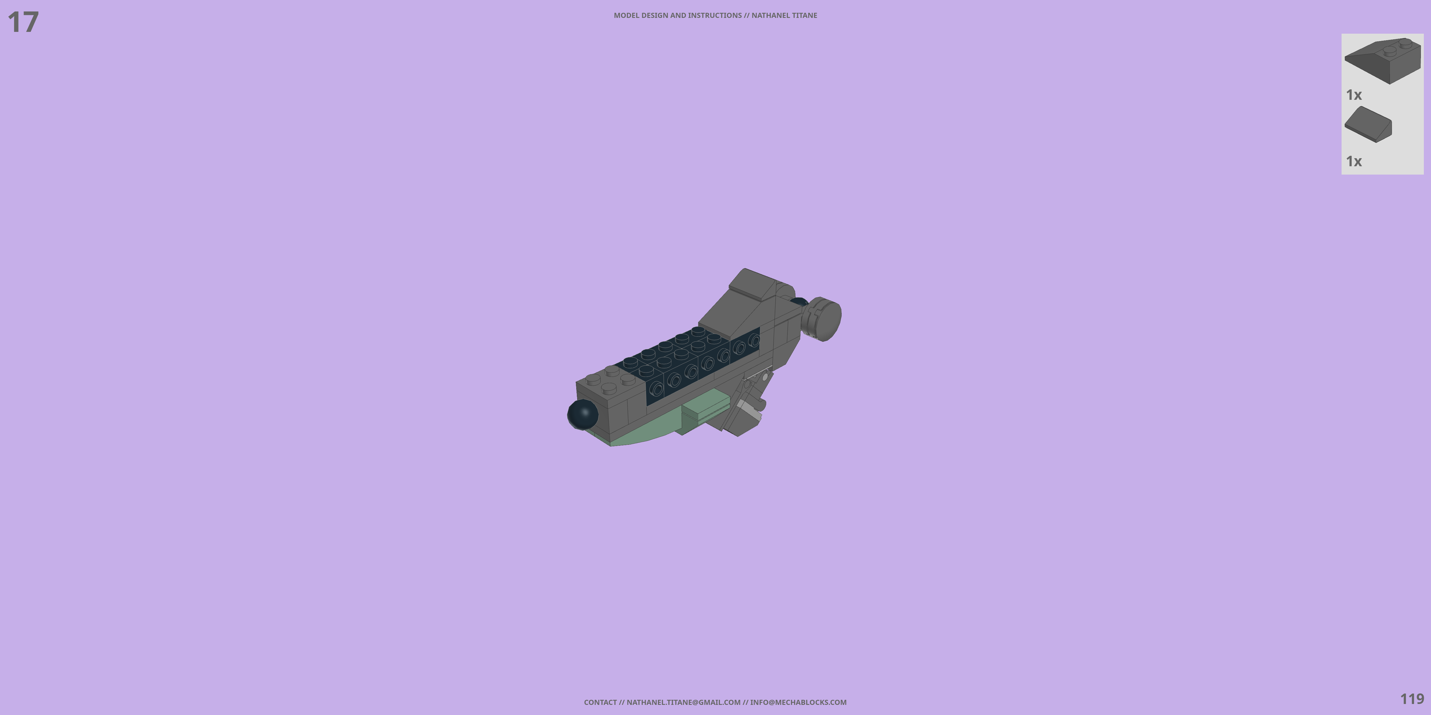 GAT-X252 FORBIDDEN LEGO® MOC - Instruction Sample - Page 4
