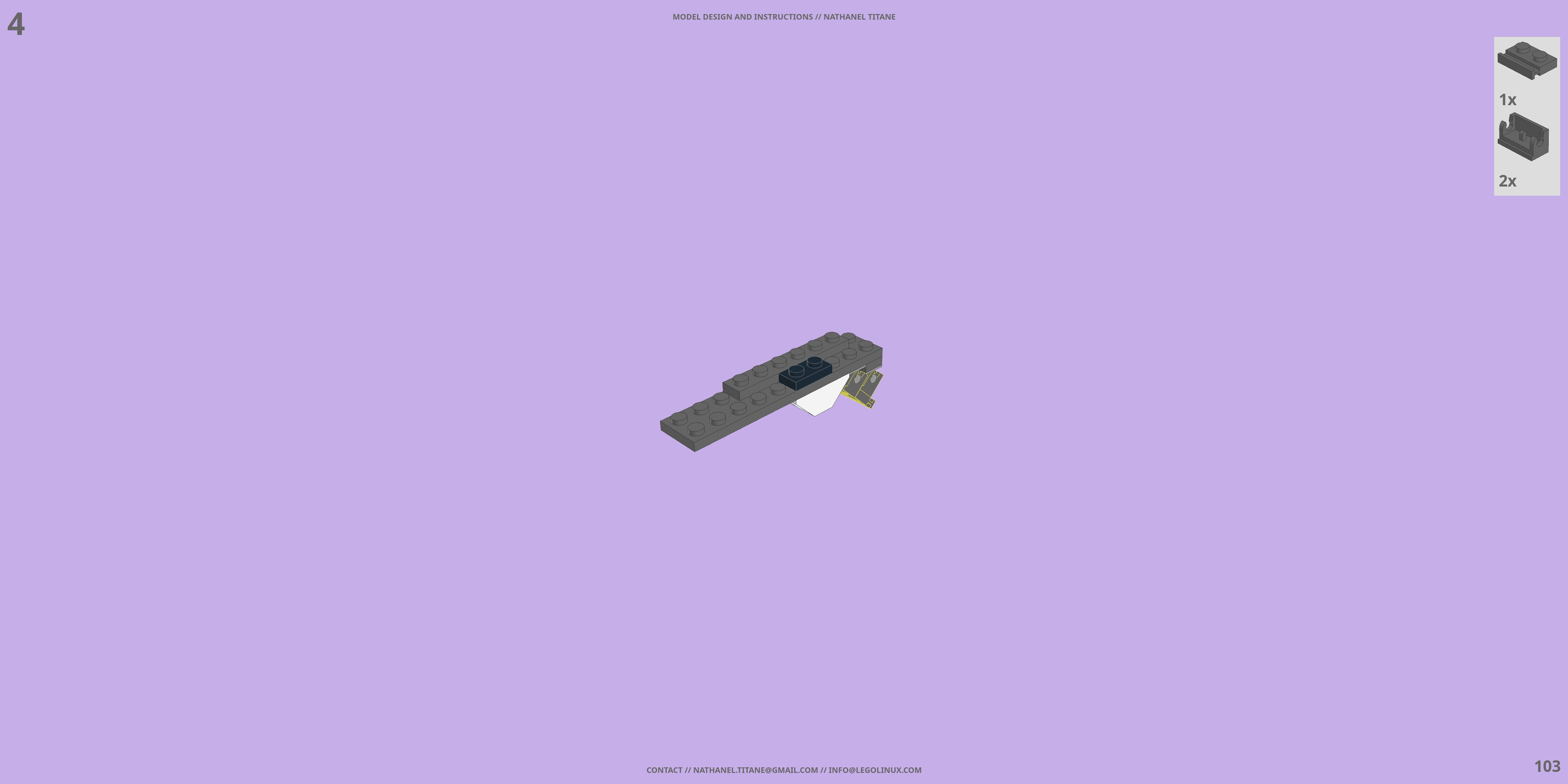 GX-9901 DX DOUBLE-X LEGO® MOC - Instruction Sample - Page 3