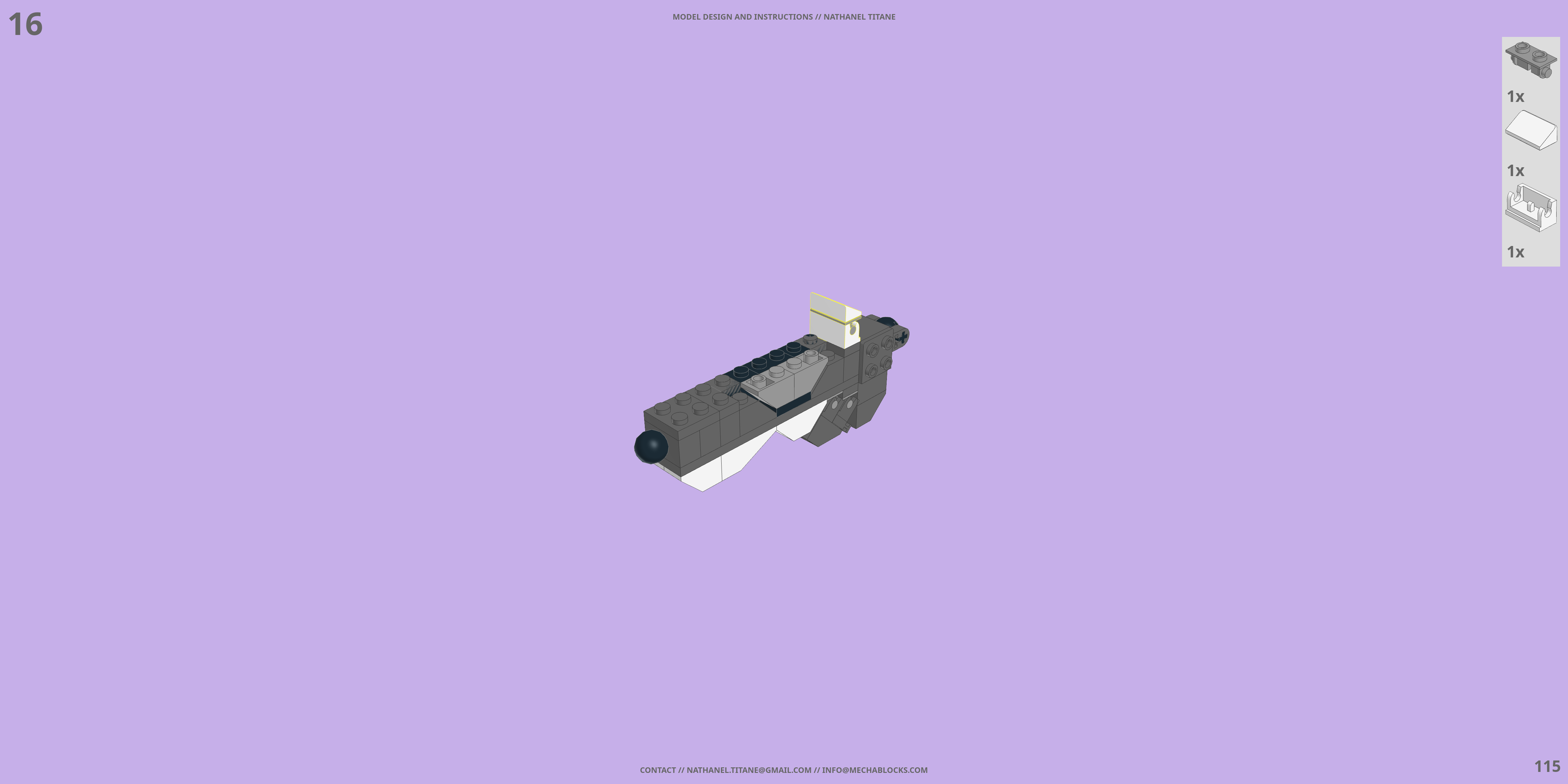 GX-9901 DX DOUBLE-X LEGO® MOC - Instruction Sample - Page 3
