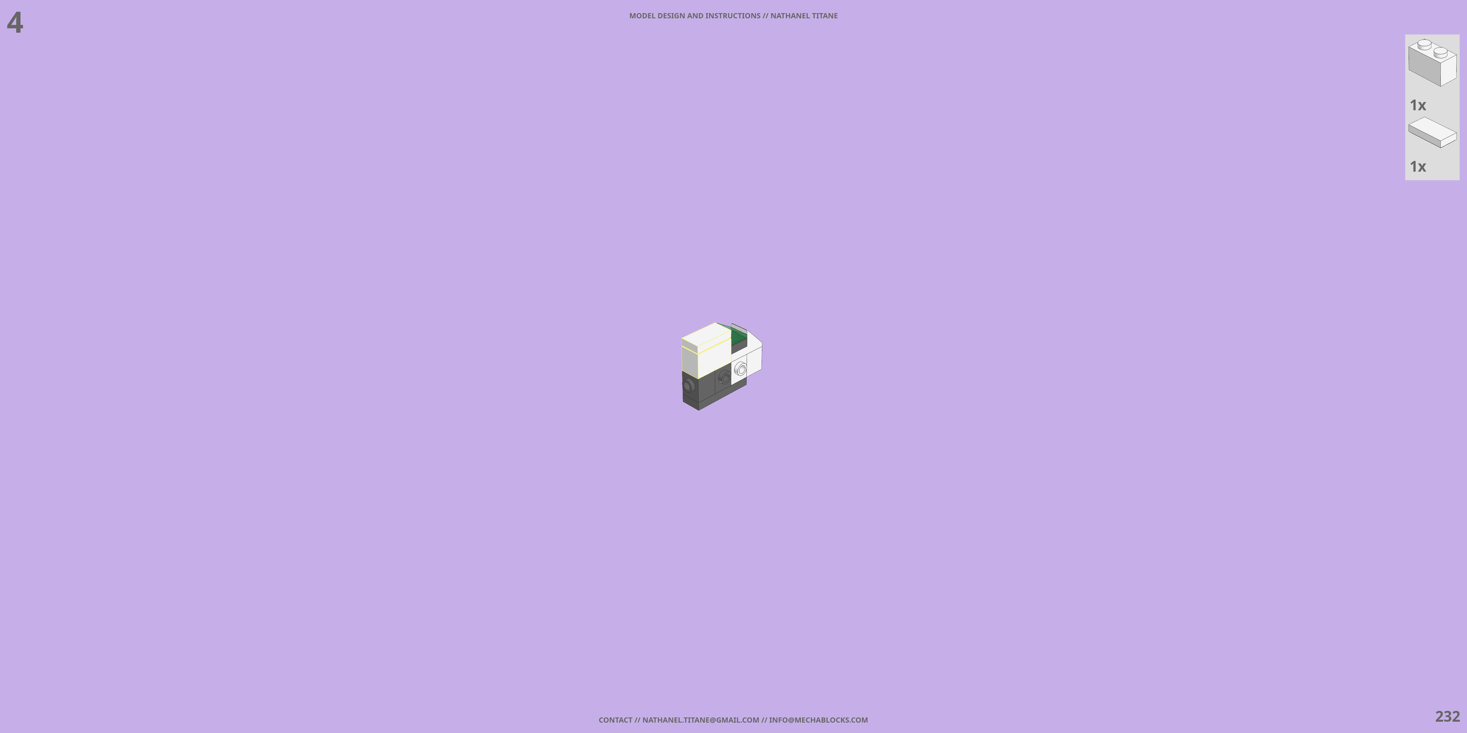 GX-9901 DX DOUBLE-X LEGO® MOC - Instruction Sample - Page 5