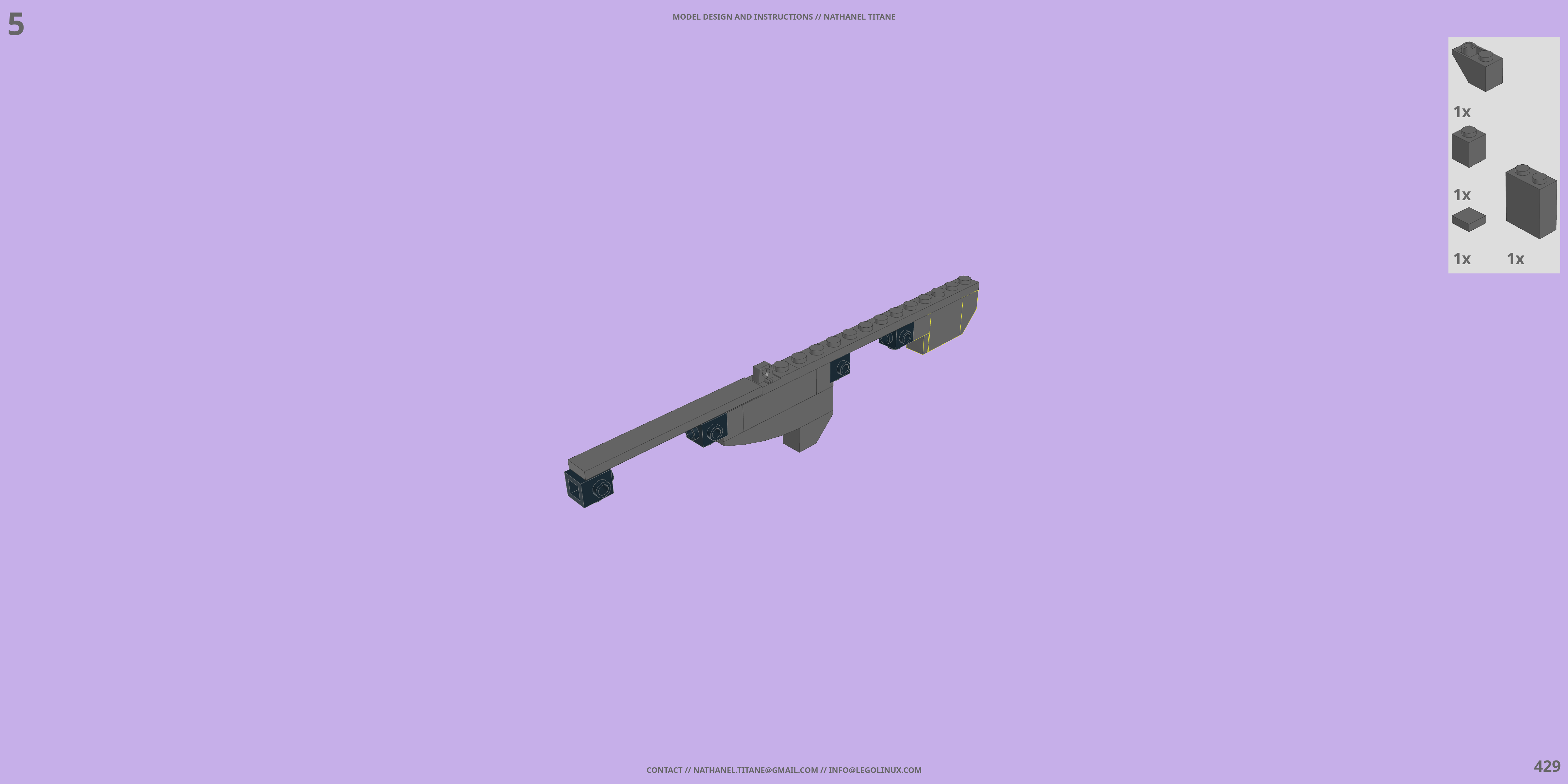 GX-9901 DX DOUBLE-X LEGO® MOC - Instruction Sample - Page 6