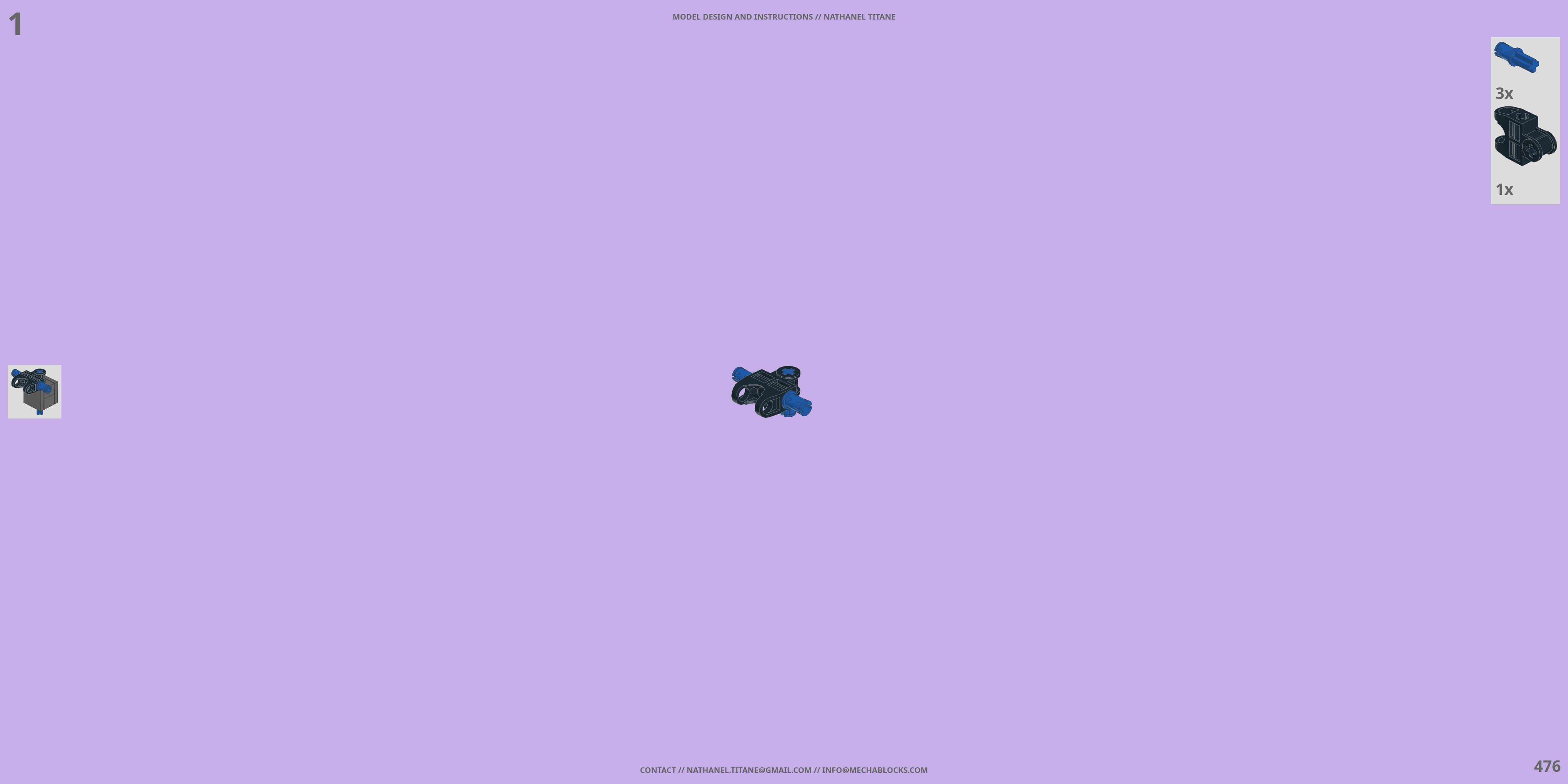 GX-9901 DX DOUBLE-X LEGO® MOC - Instruction Sample - Page 6