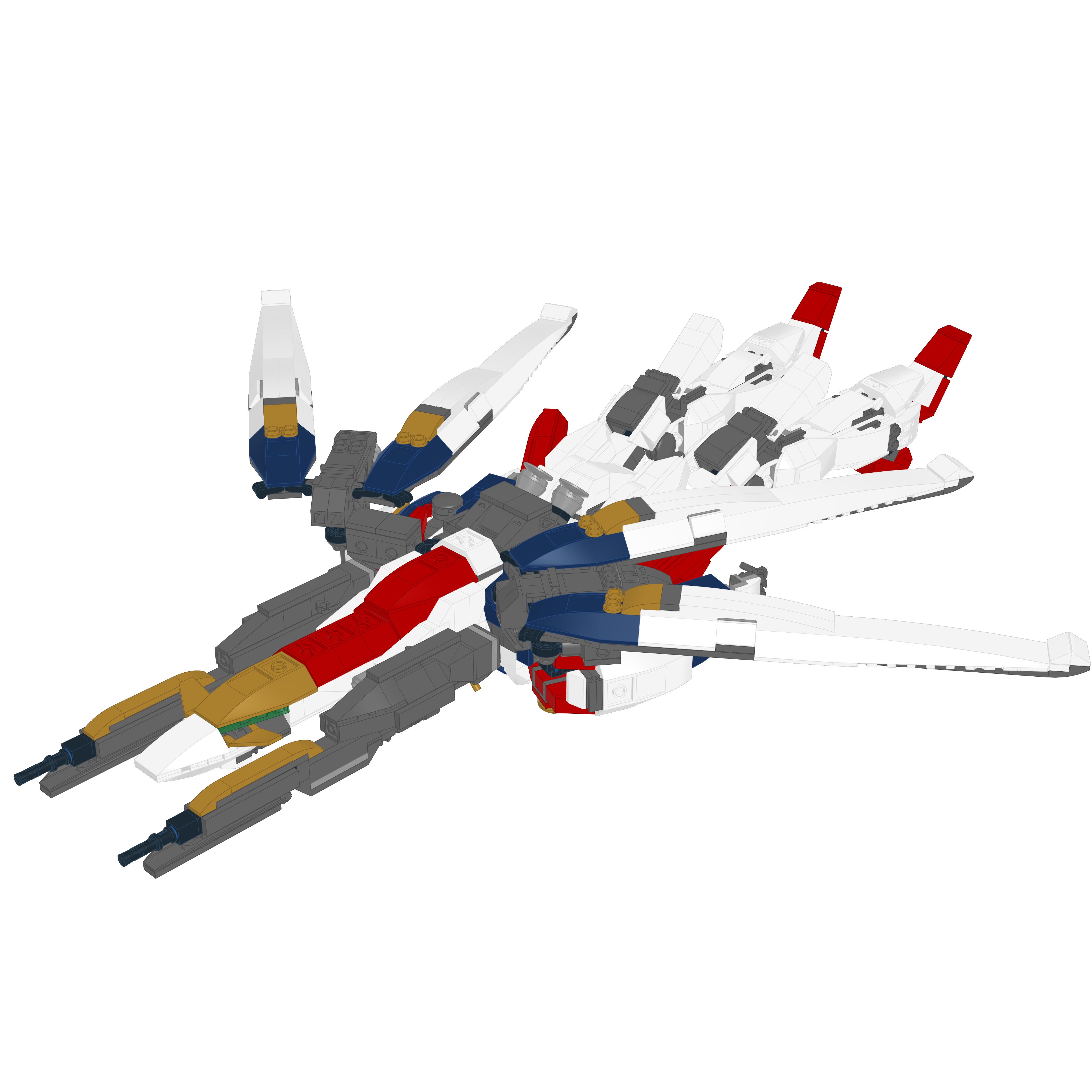XXXG-00W0 WING ZERO LEGO® MOC - BIRD