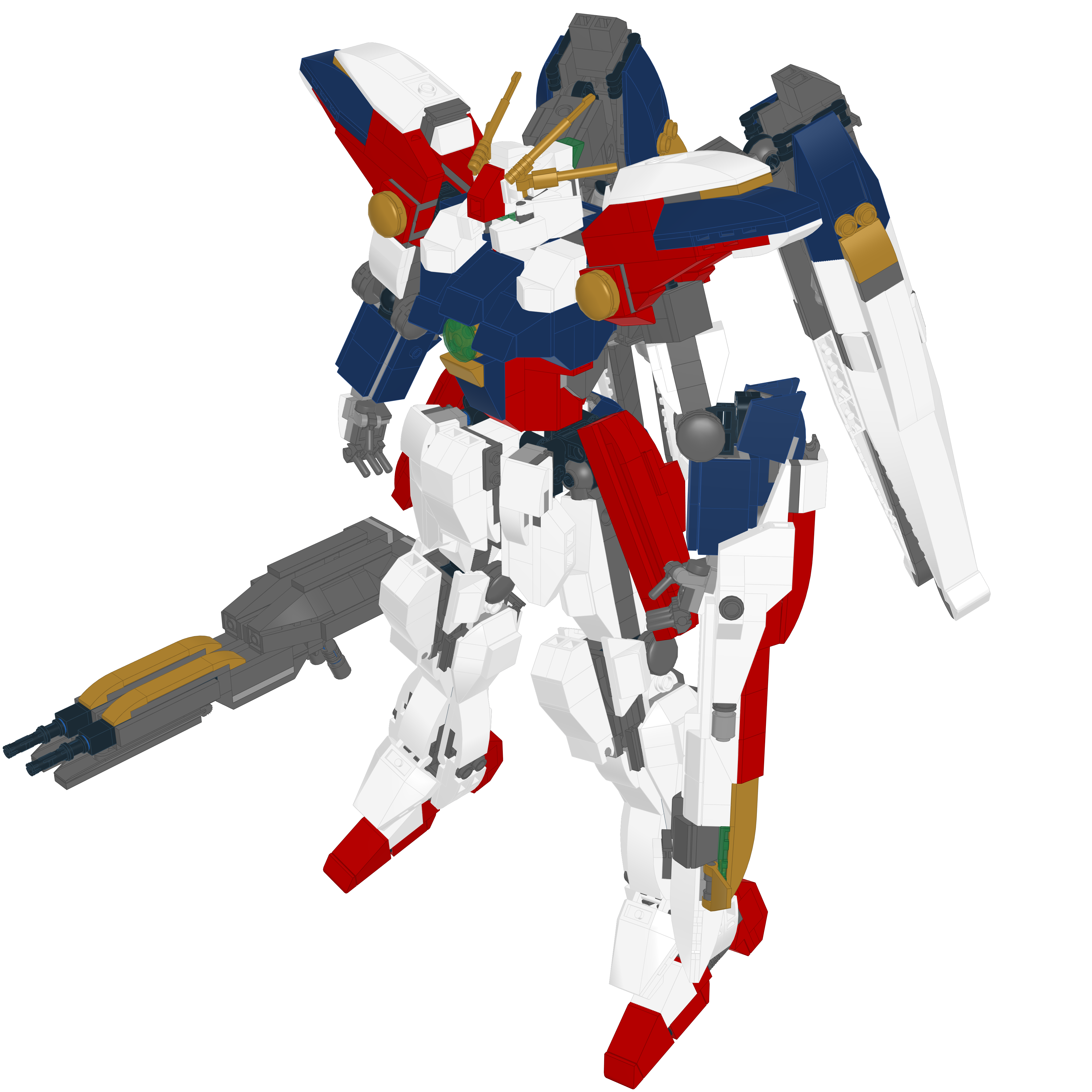 XXXG-00W0 WING ZERO // NEO BIRD LEGO® MOC - SUIT