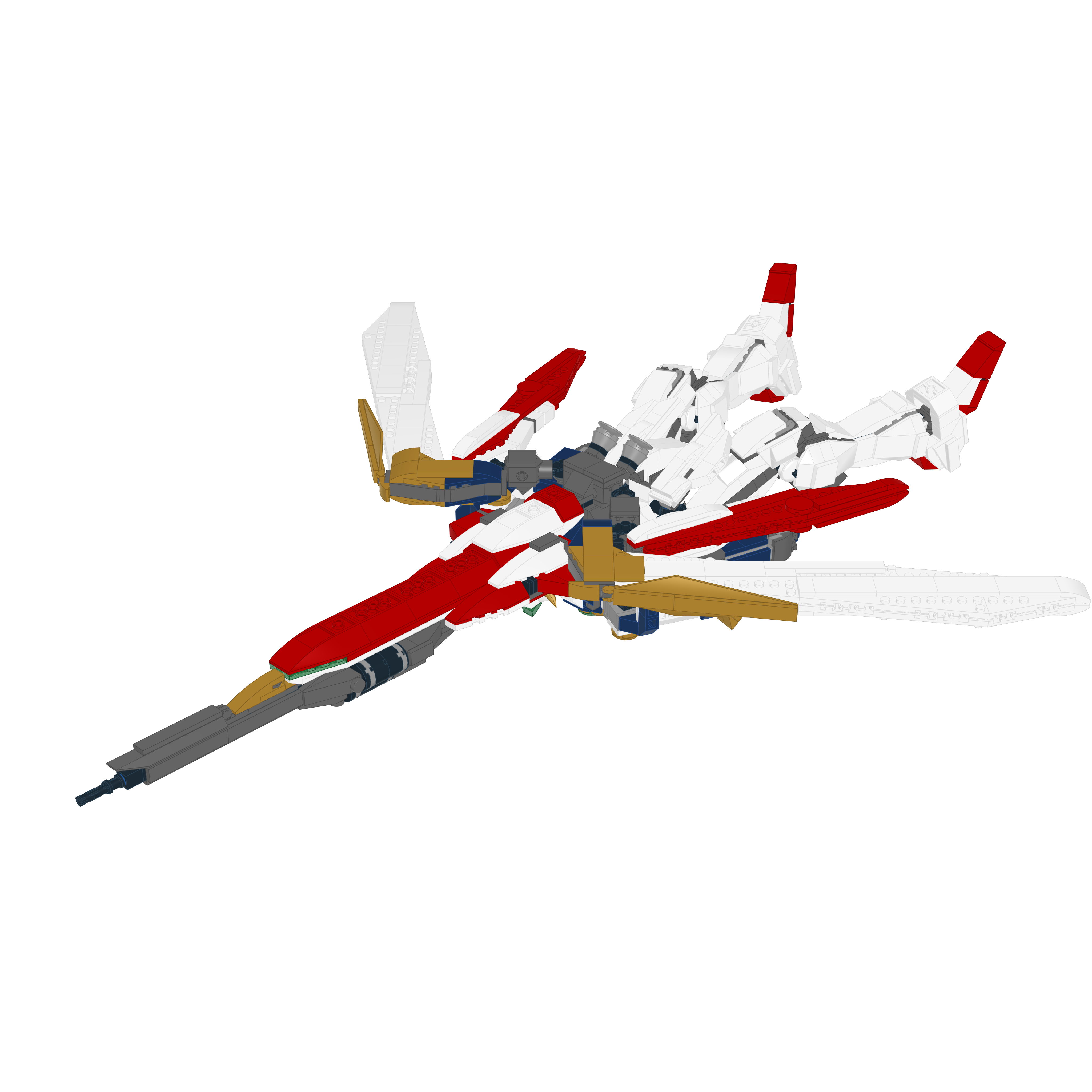 XXXG-01W WING LEGO® MOC - BIRD