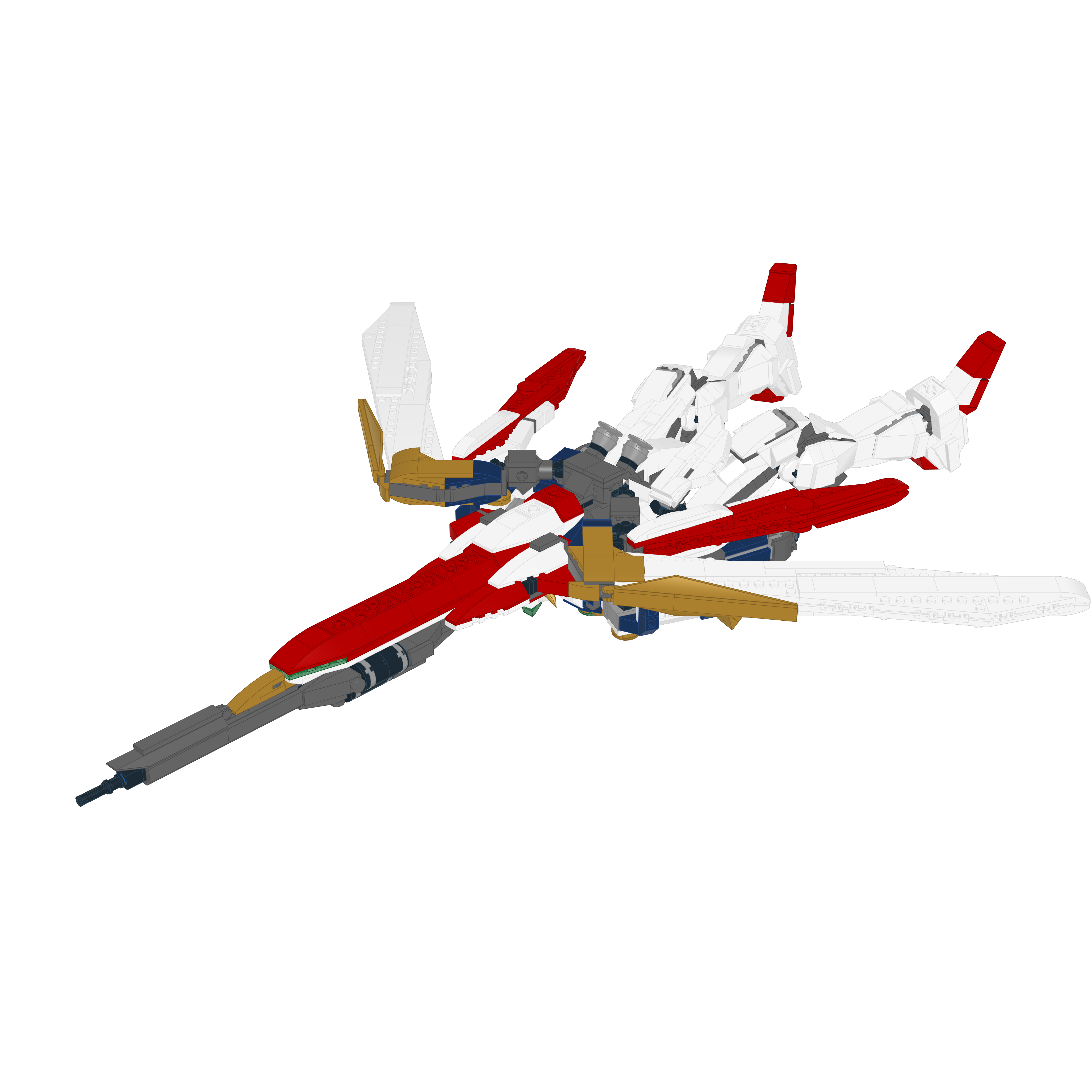 XXXG-01W WING LEGO® MOC - BIRD