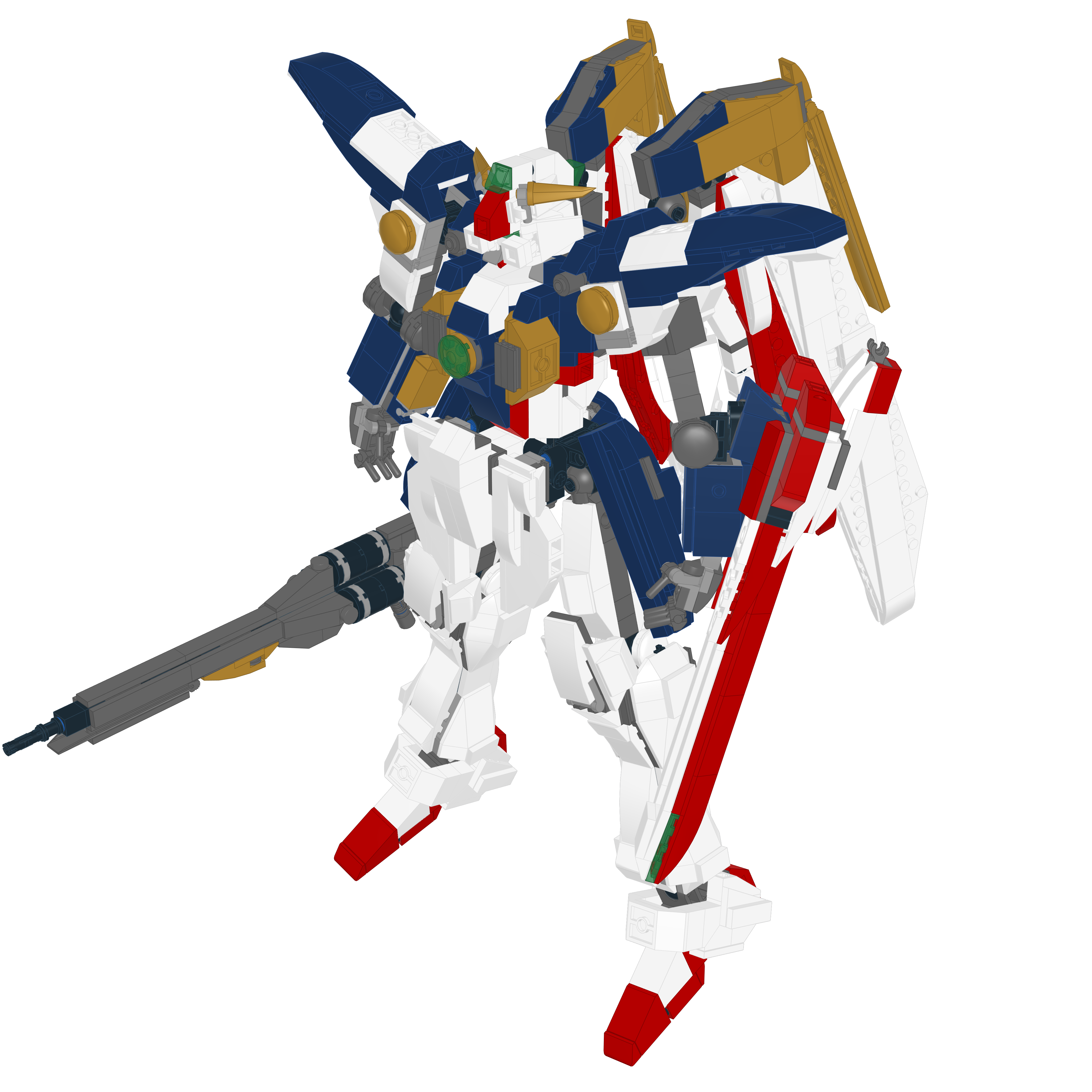 XXXG-01W WING // BIRD LEGO® MOC - SUIT
