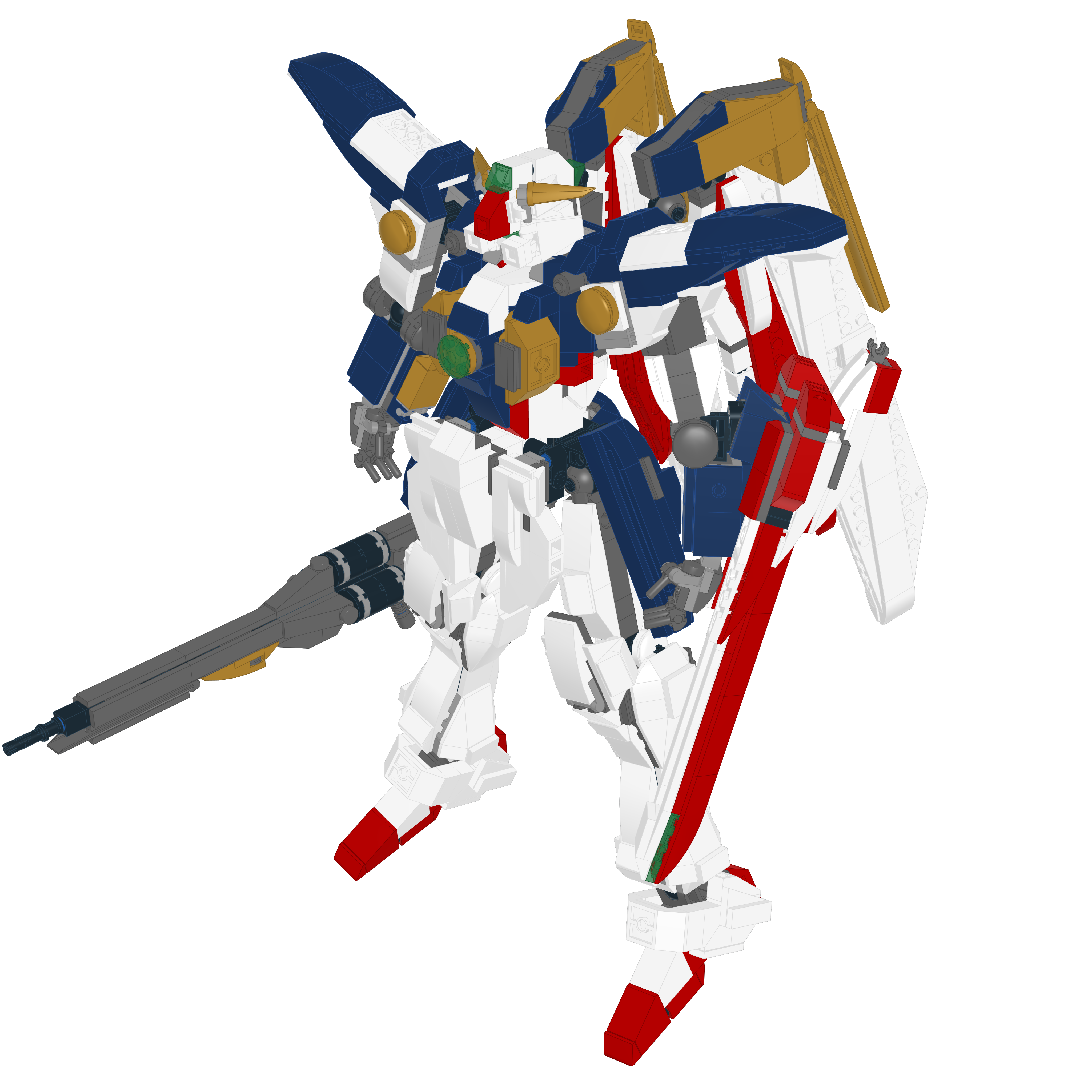 XXXG-01W WING // BIRD LEGO® MOC - SUIT