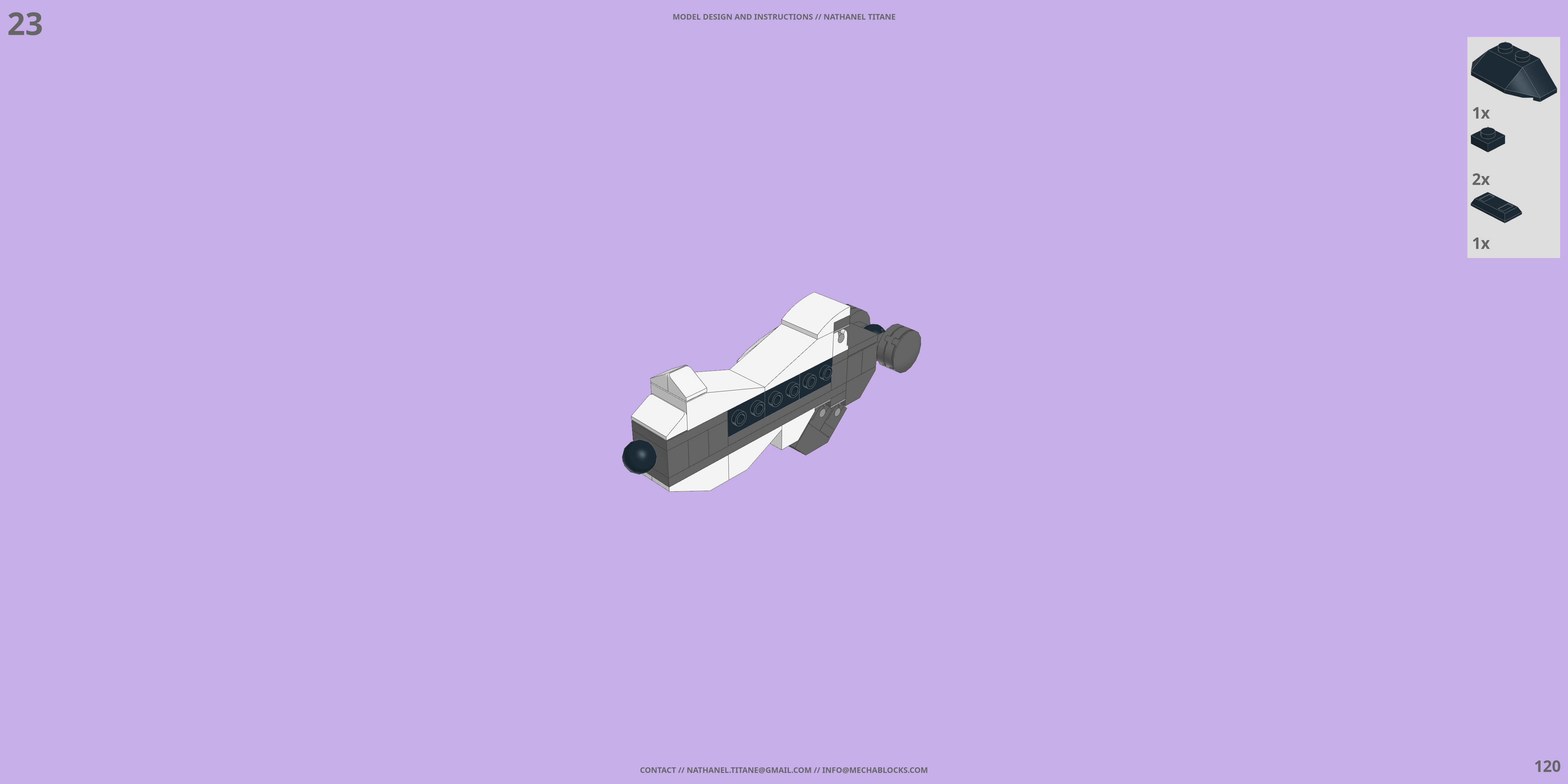 ZGMF-X56S IMPULSE // BLAST LEGO® MOC - Instruction Sample - Page 4