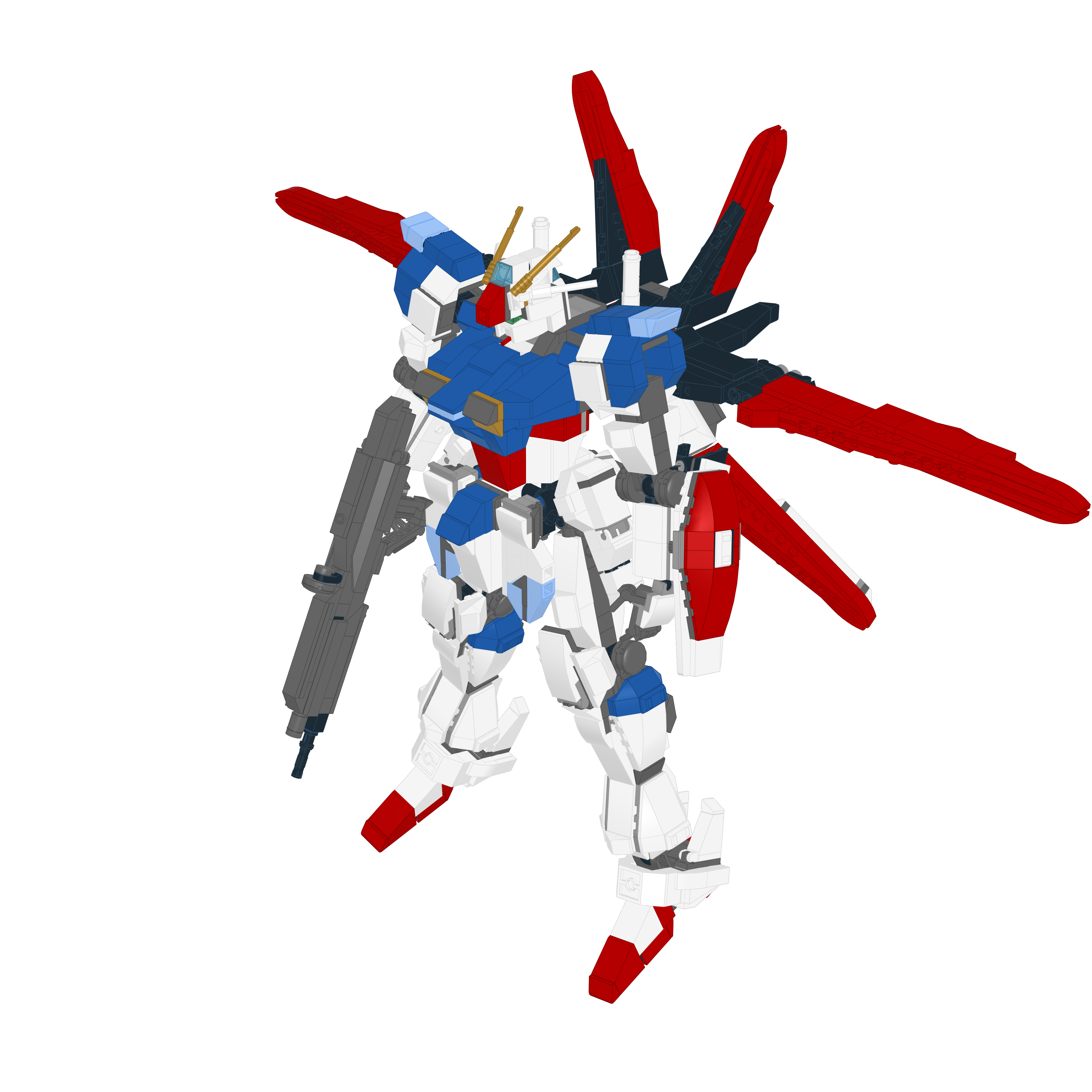 ZGMF-X56S IMPULSE // BLAST LEGO® MOC - FORCE