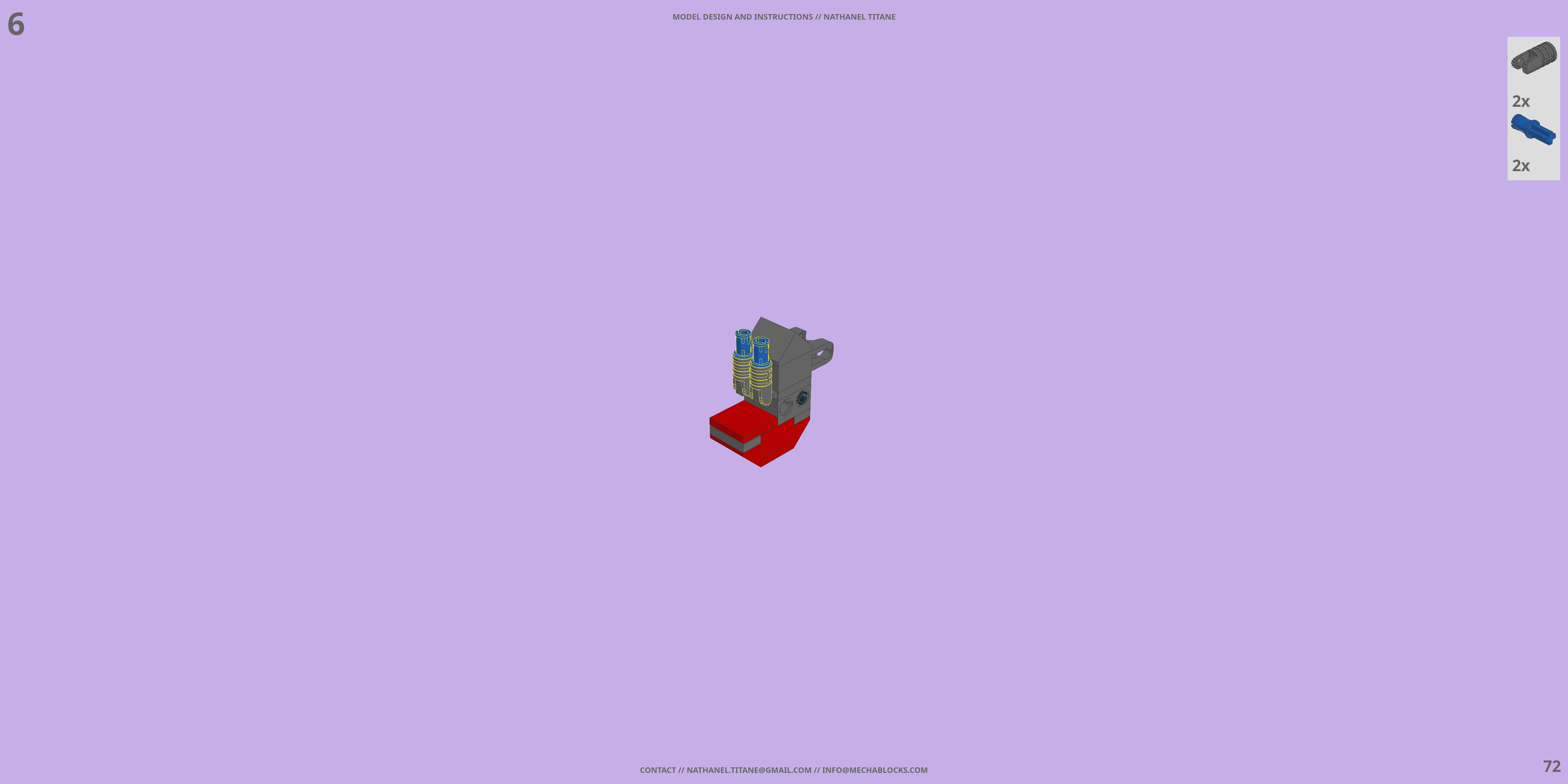ZGMF-X56S IMPULSE // IMPULSE LEGO® MOC - Instruction Sample - Page 3