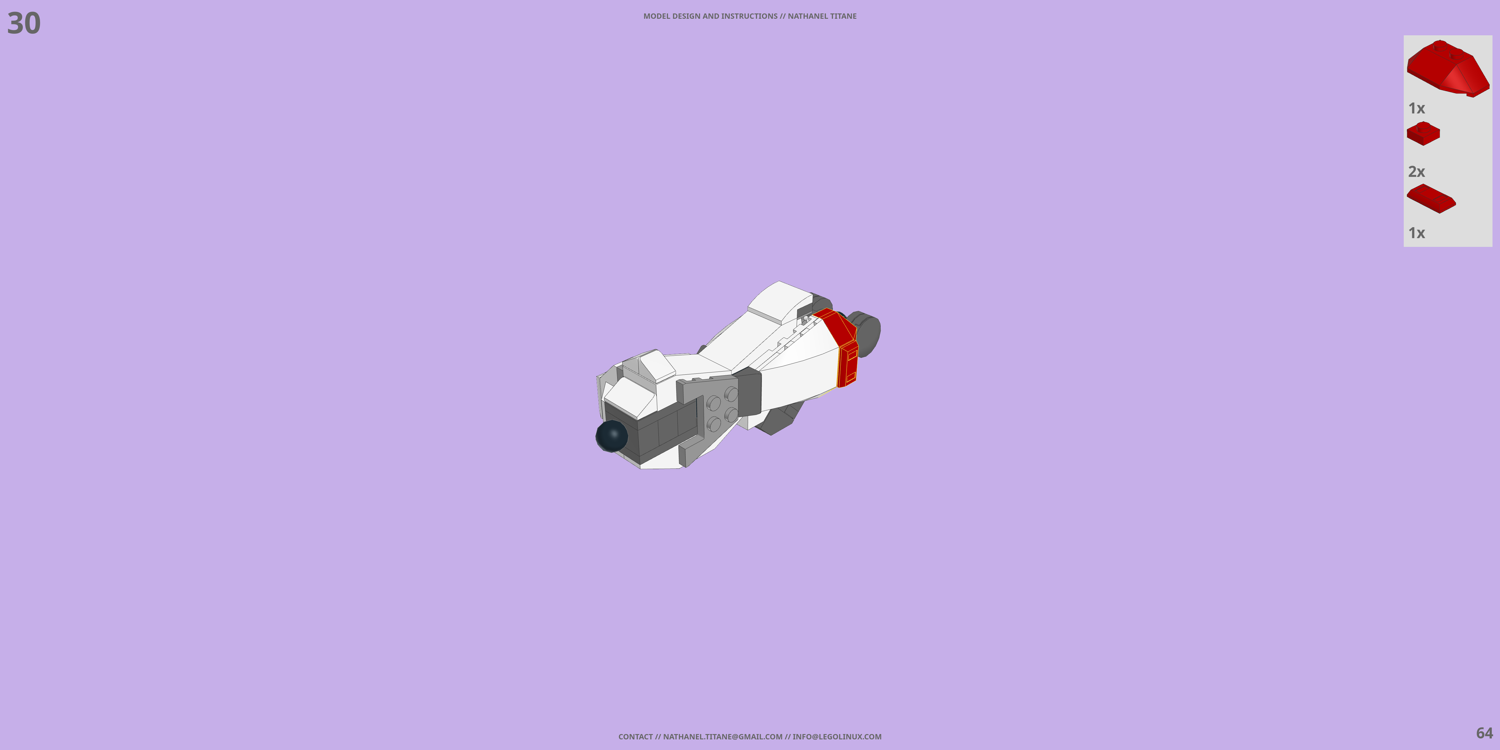 ZGMF-X56S IMPULSE // SWORD LEGO® MOC - Instruction Sample - Page 2