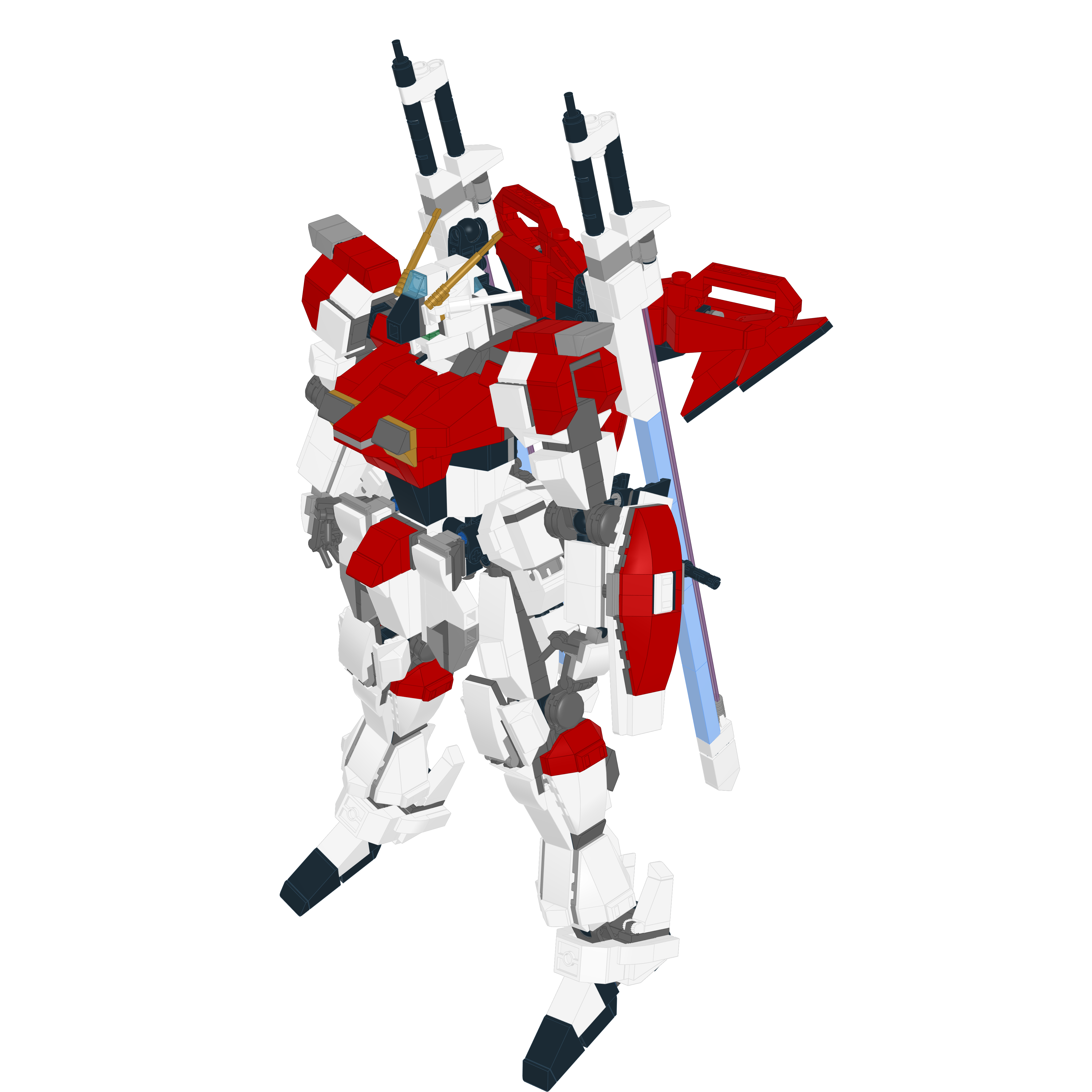 ZGMF-X56S IMPULSE // BLAST LEGO® MOC - SWORD
