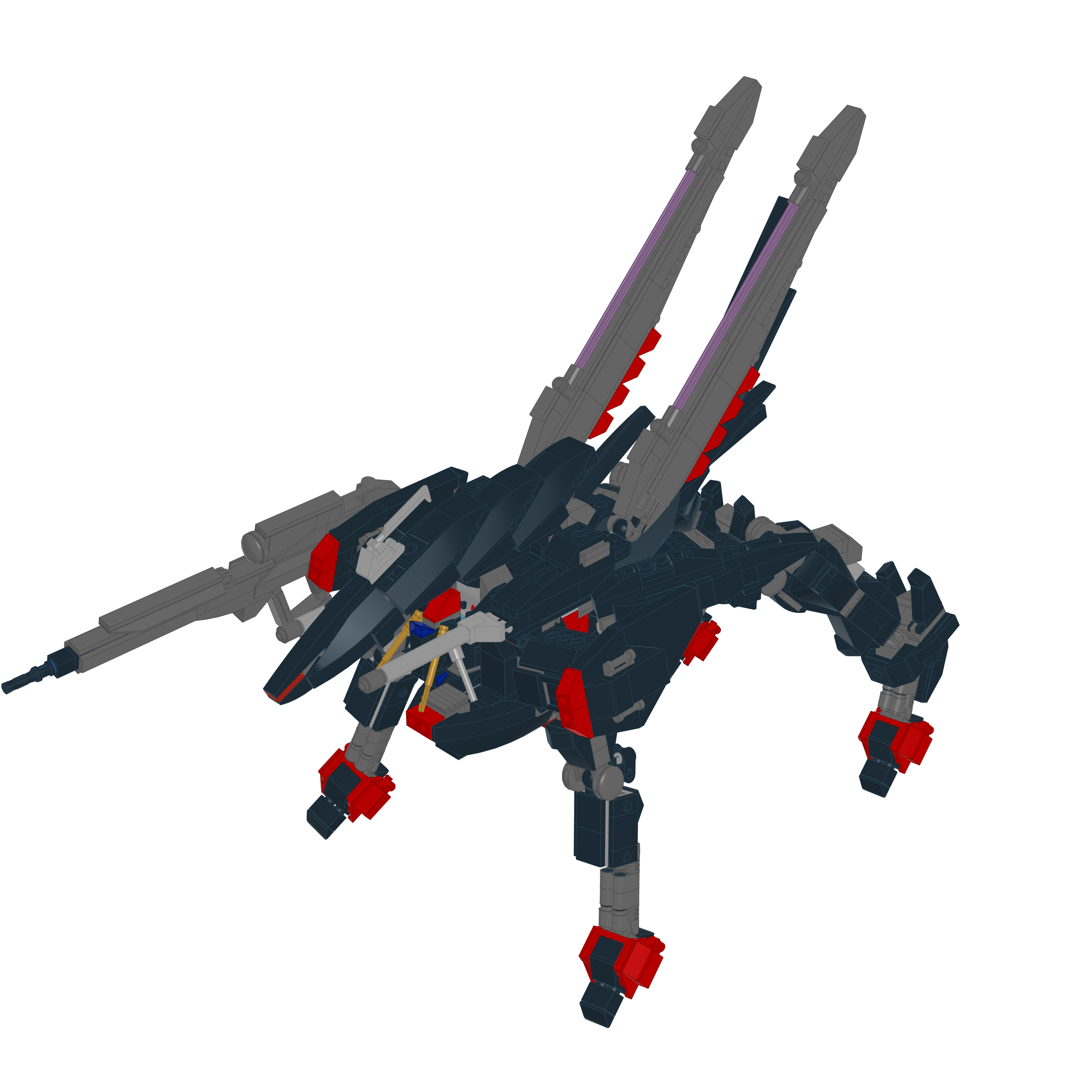 ZGMF-X88S GAIA LEGO® MOC - ARMOR