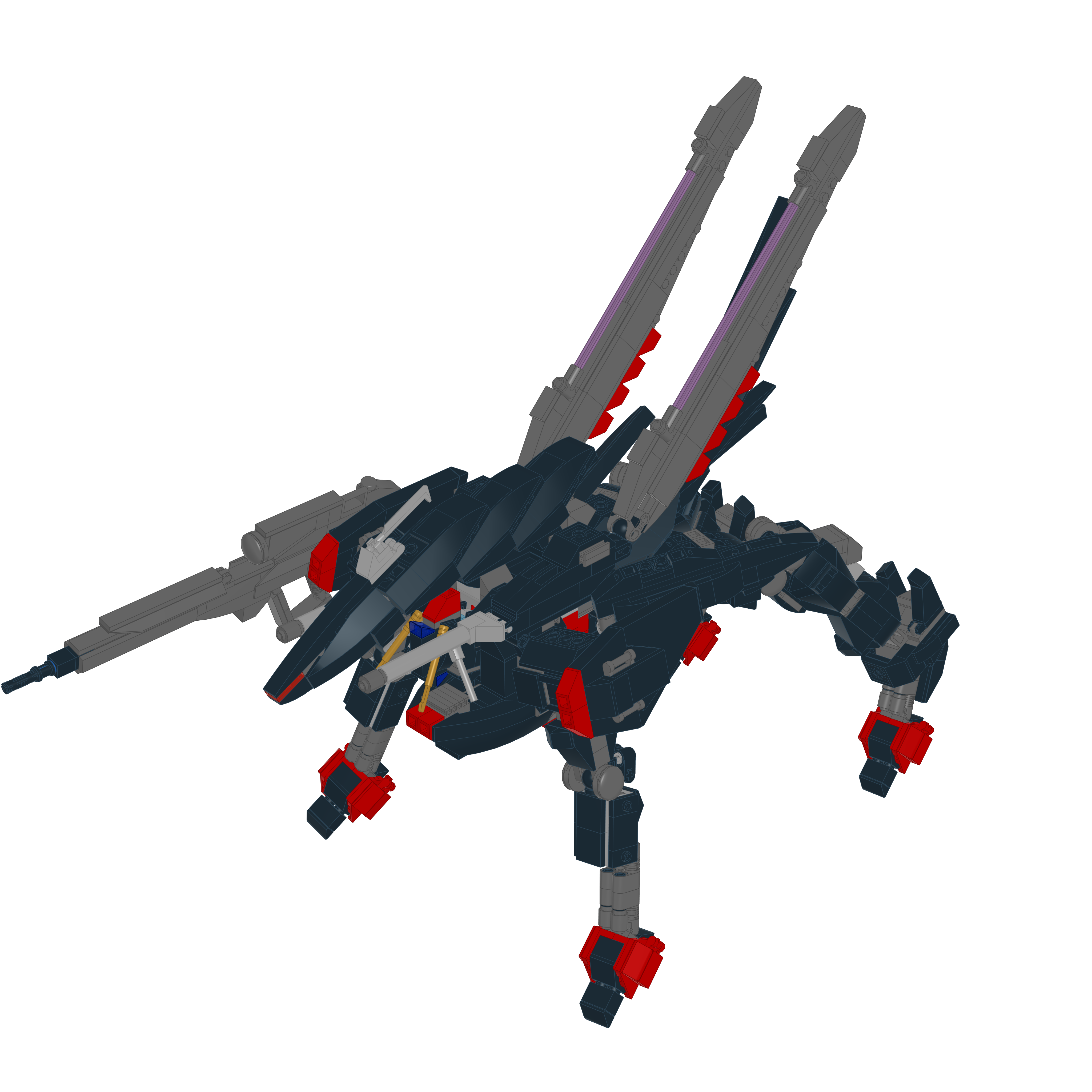 ZGMF-X88S GAIA LEGO® MOC - ARMOR