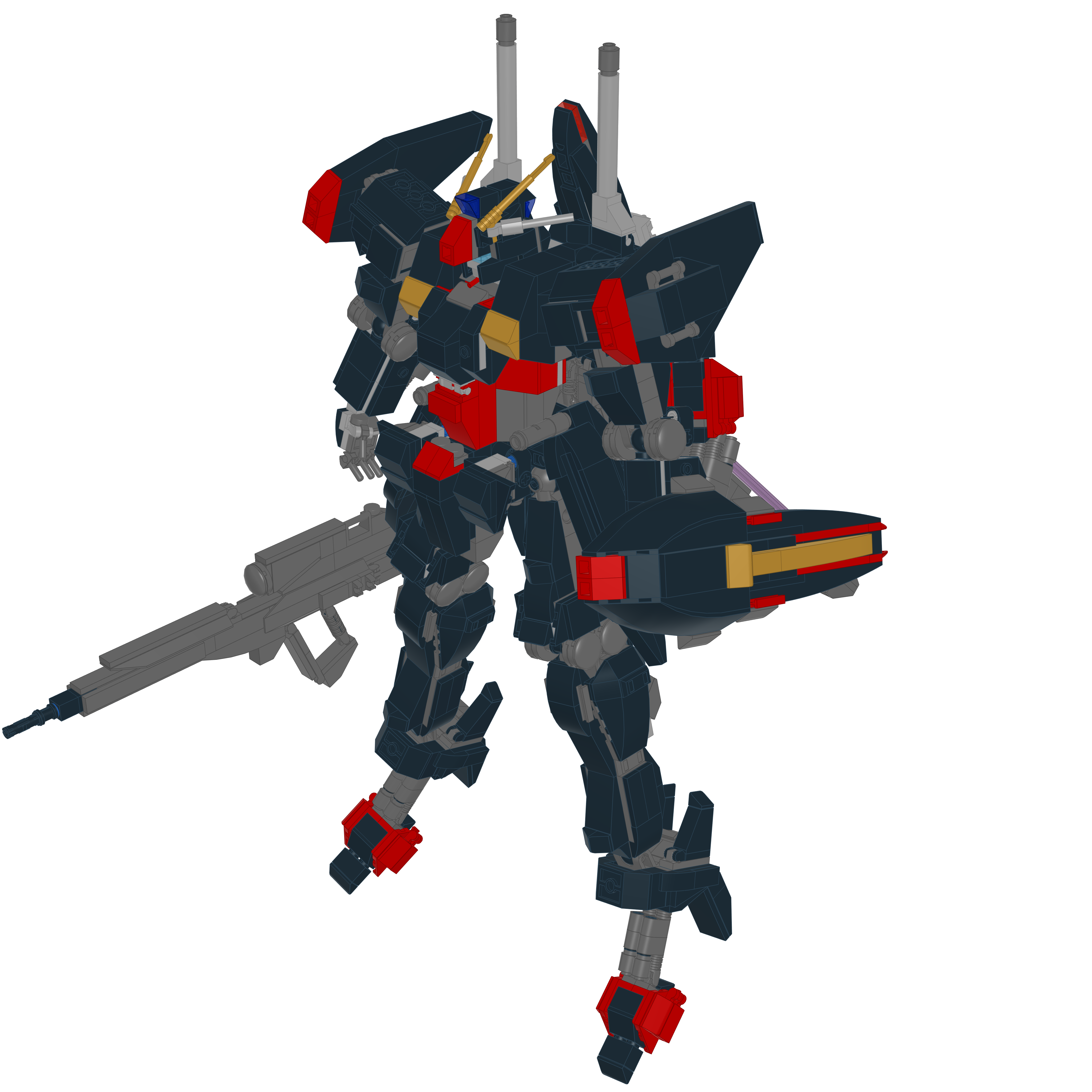 ZGMF-X88S GAIA // MOBILE ARMOR LEGO® MOC - SUIT