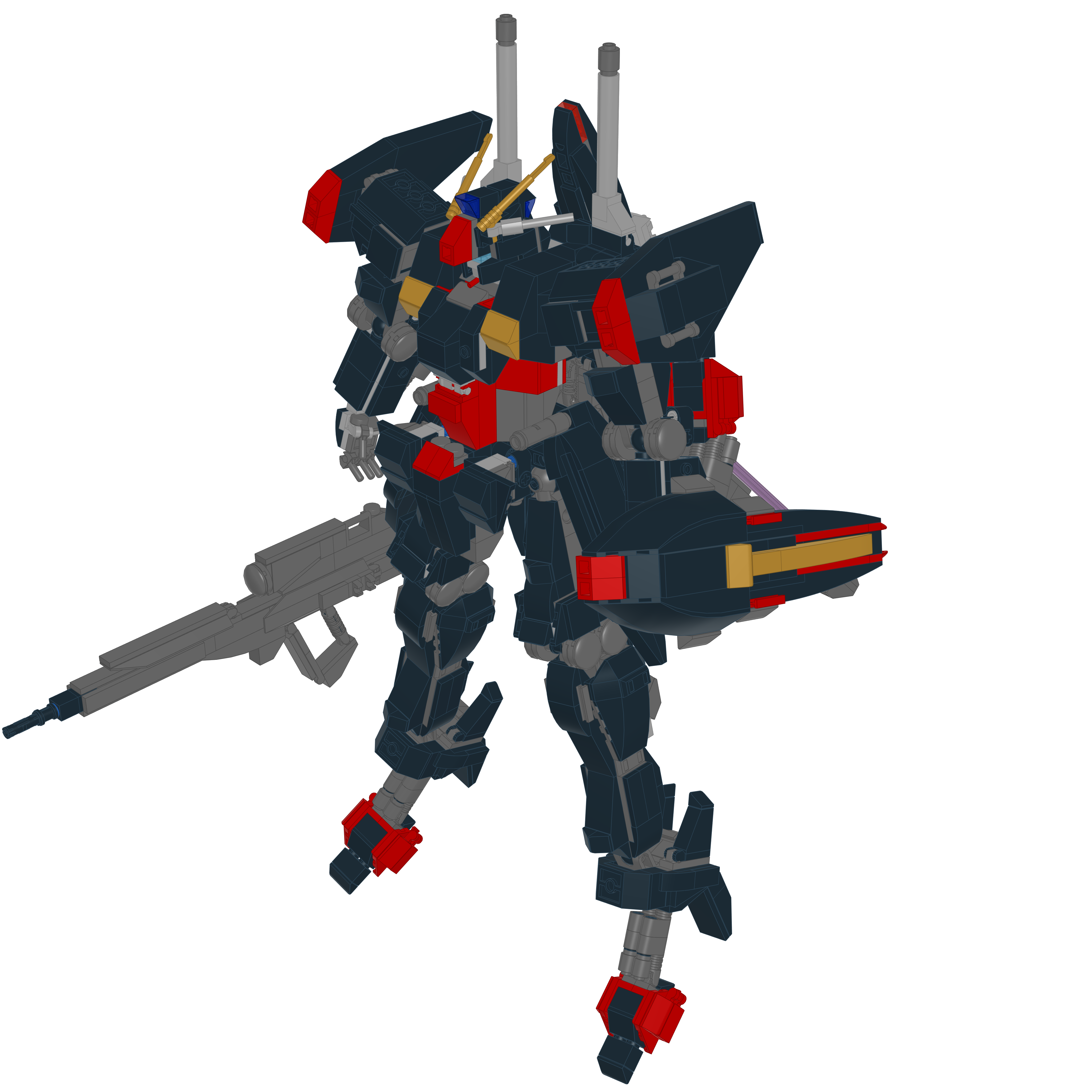 ZGMF-X88S GAIA // MOBILE ARMOR LEGO® MOC - SUIT