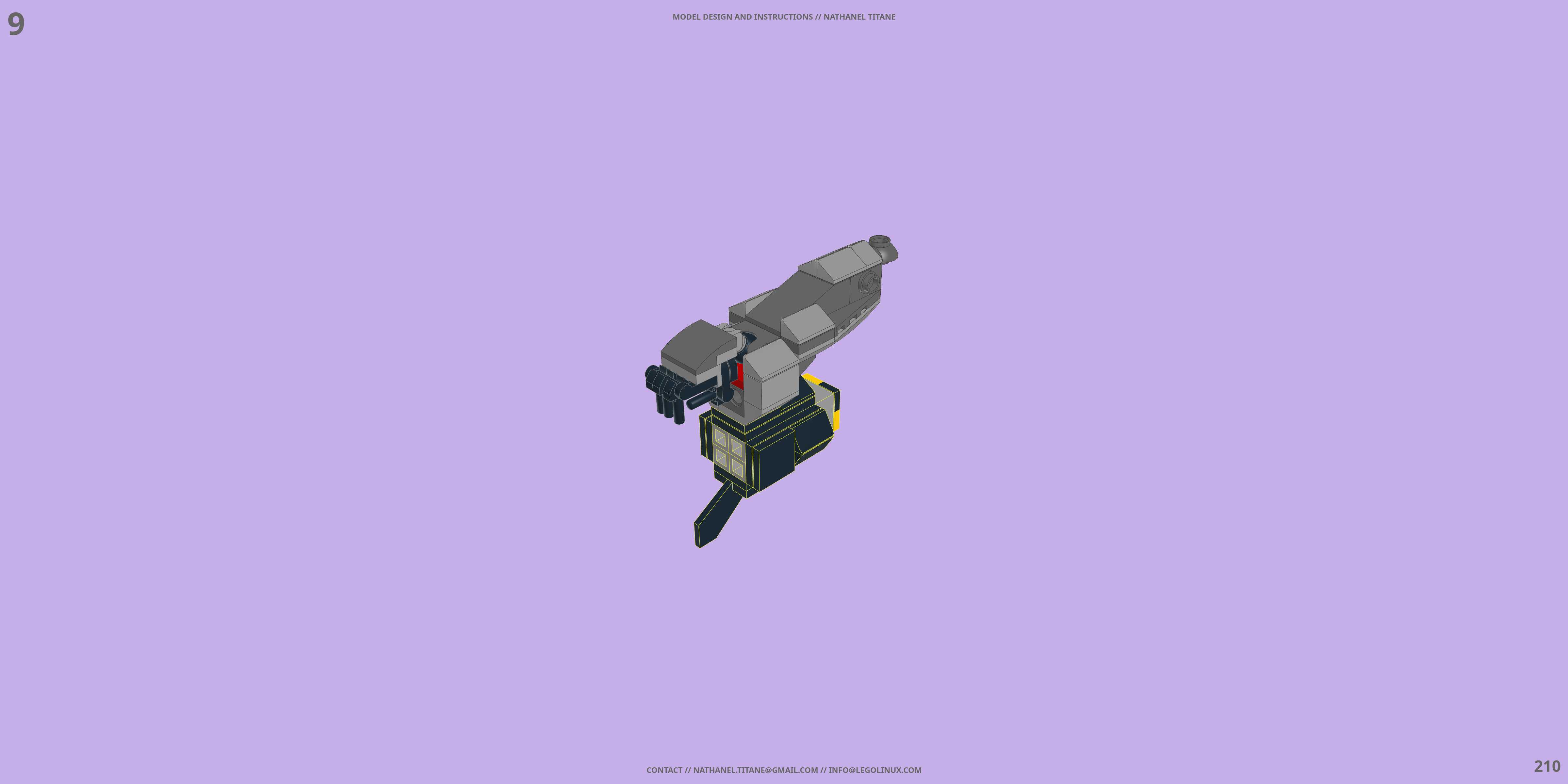MTF-01 HAYATO // FIGHTER LEGO® MOC - Instruction Sample - Page 6