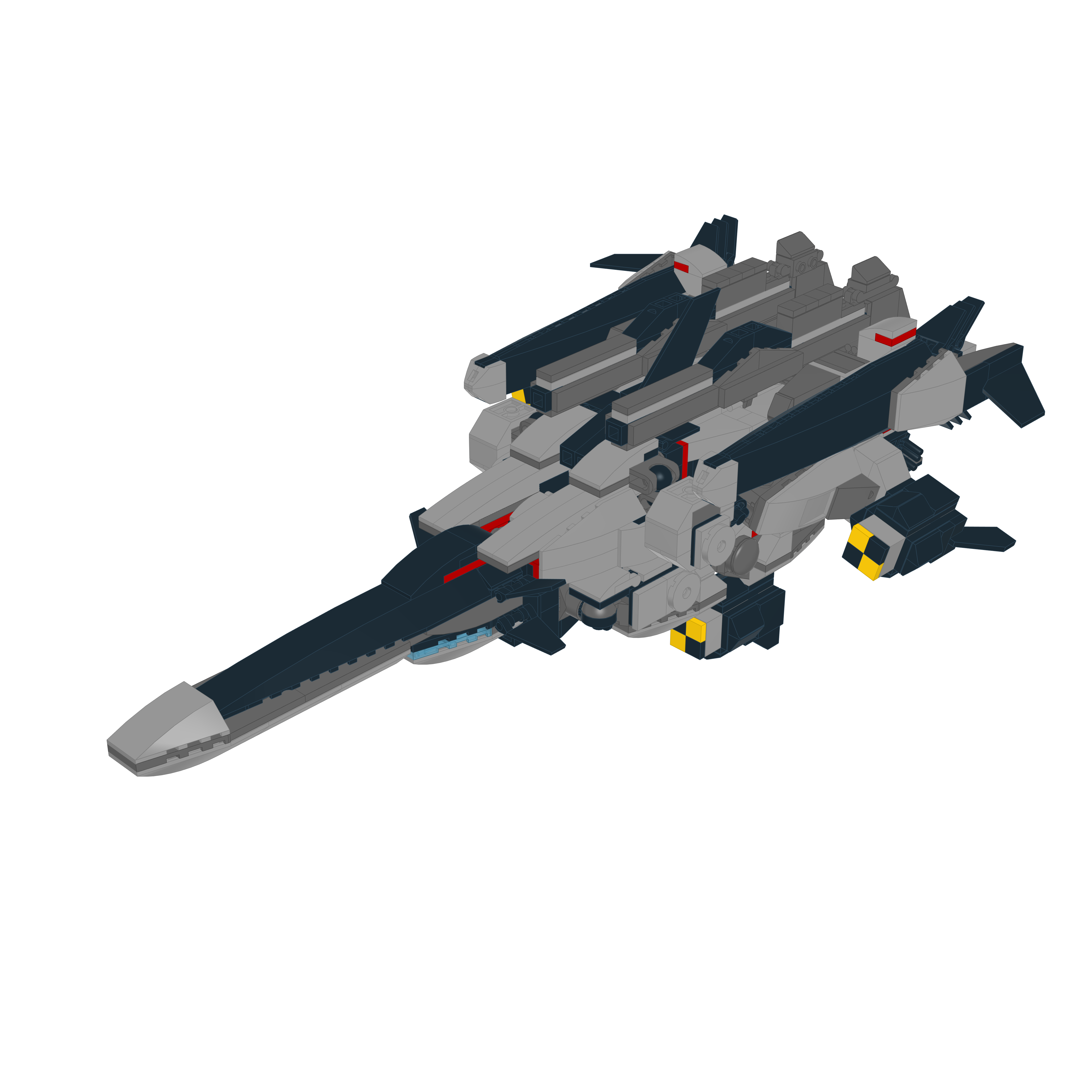 MTF-01 HAYATO // THRUSTER LEGO® MOC - FIGHTER