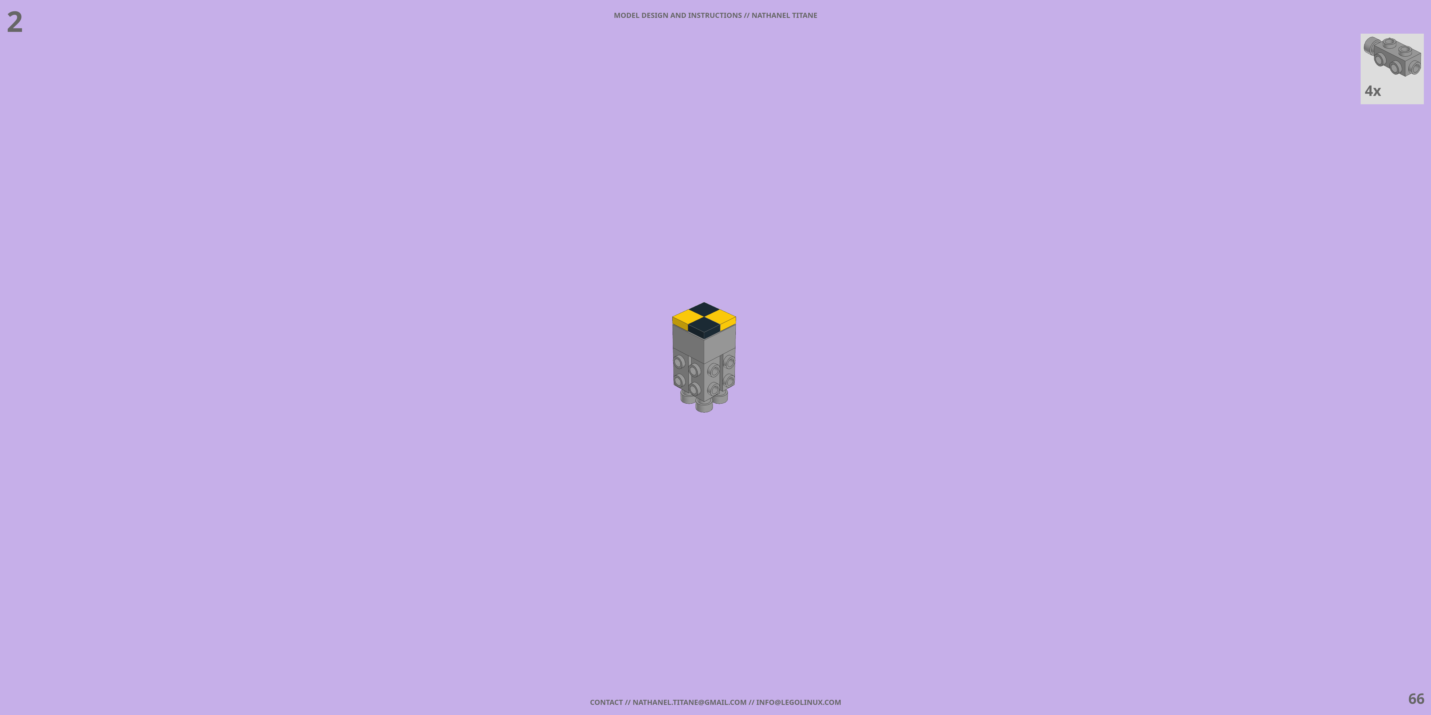 MTF-01 HAYATO // THRUSTER LEGO® MOC - Instruction Sample - Page 4