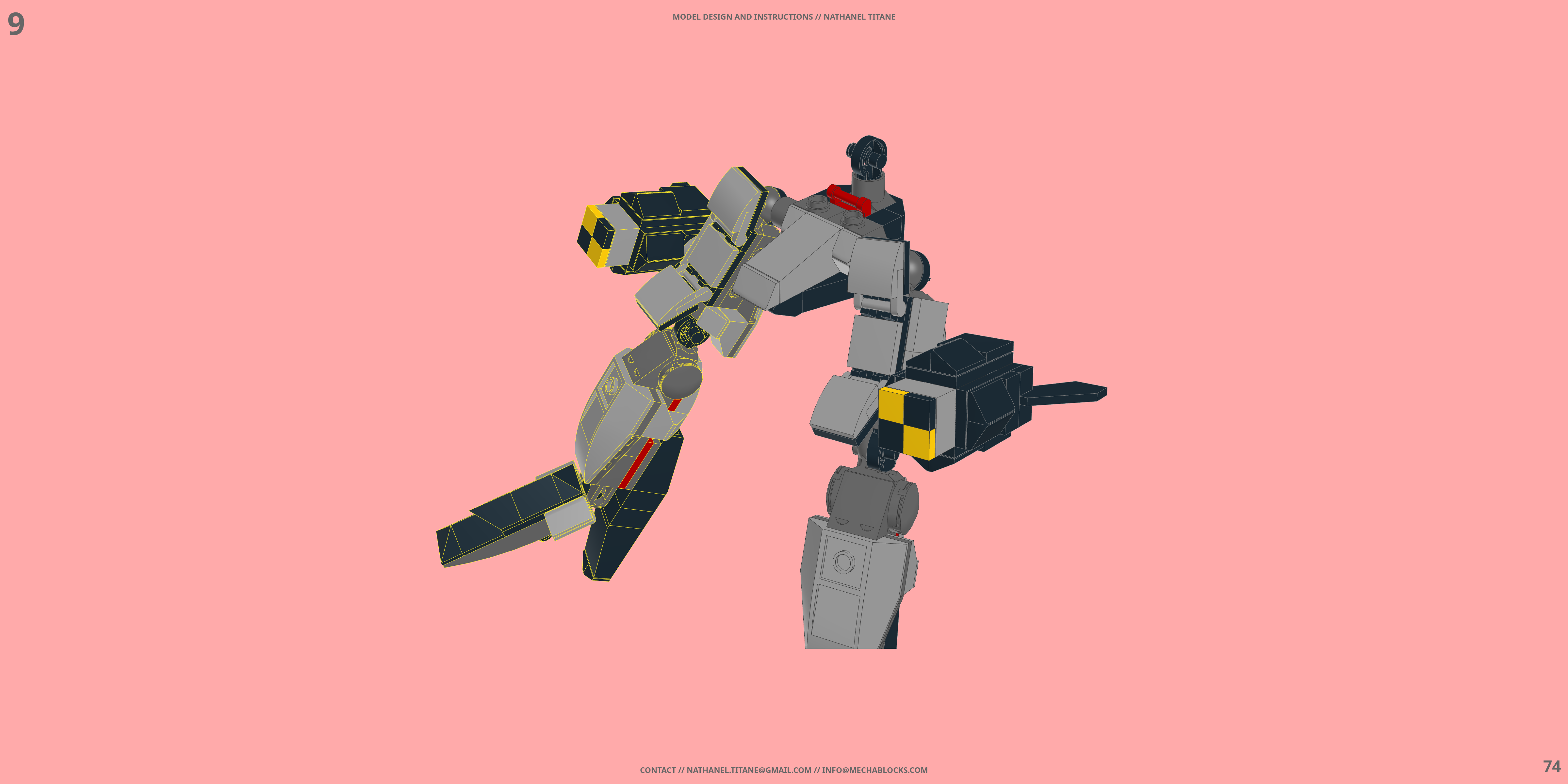MTF-01 HAYATO // THRUSTER LEGO® MOC - Instruction Sample - Page 4
