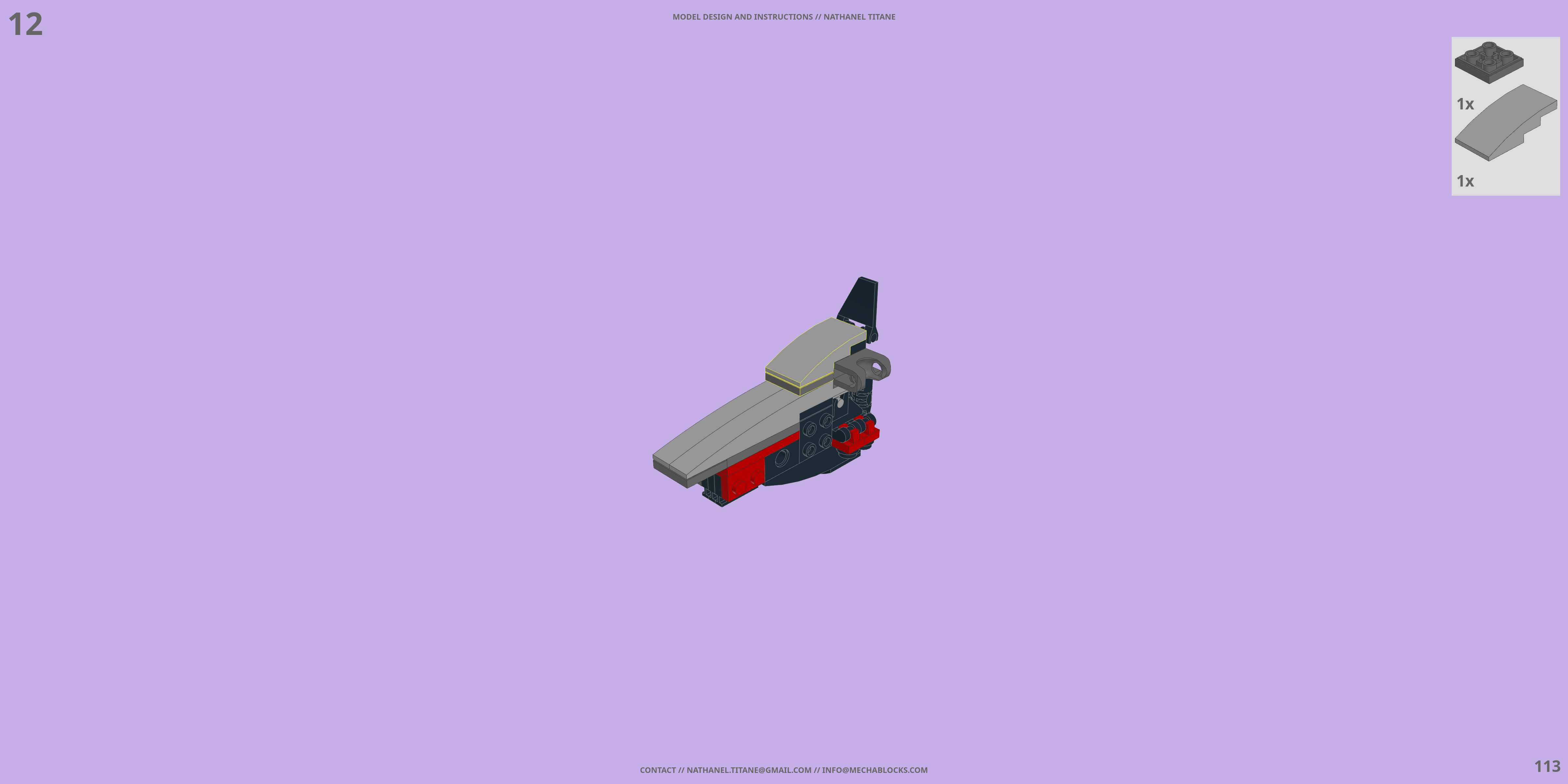MTF-01 HAYATO // THRUSTER LEGO® MOC - Instruction Sample - Page 5