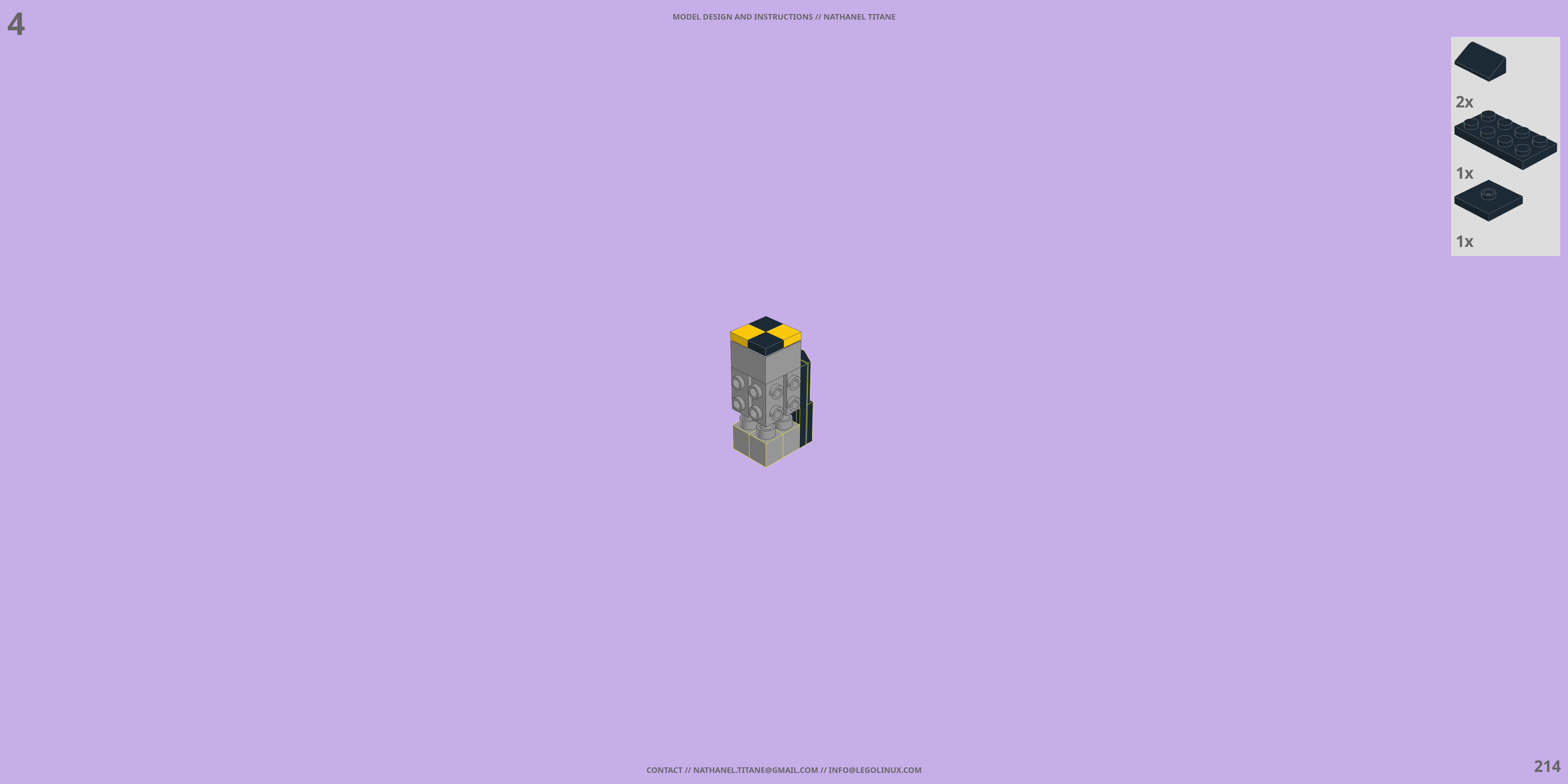 MTF-01 HAYATO // THRUSTER LEGO® MOC - Instruction Sample - Page 6