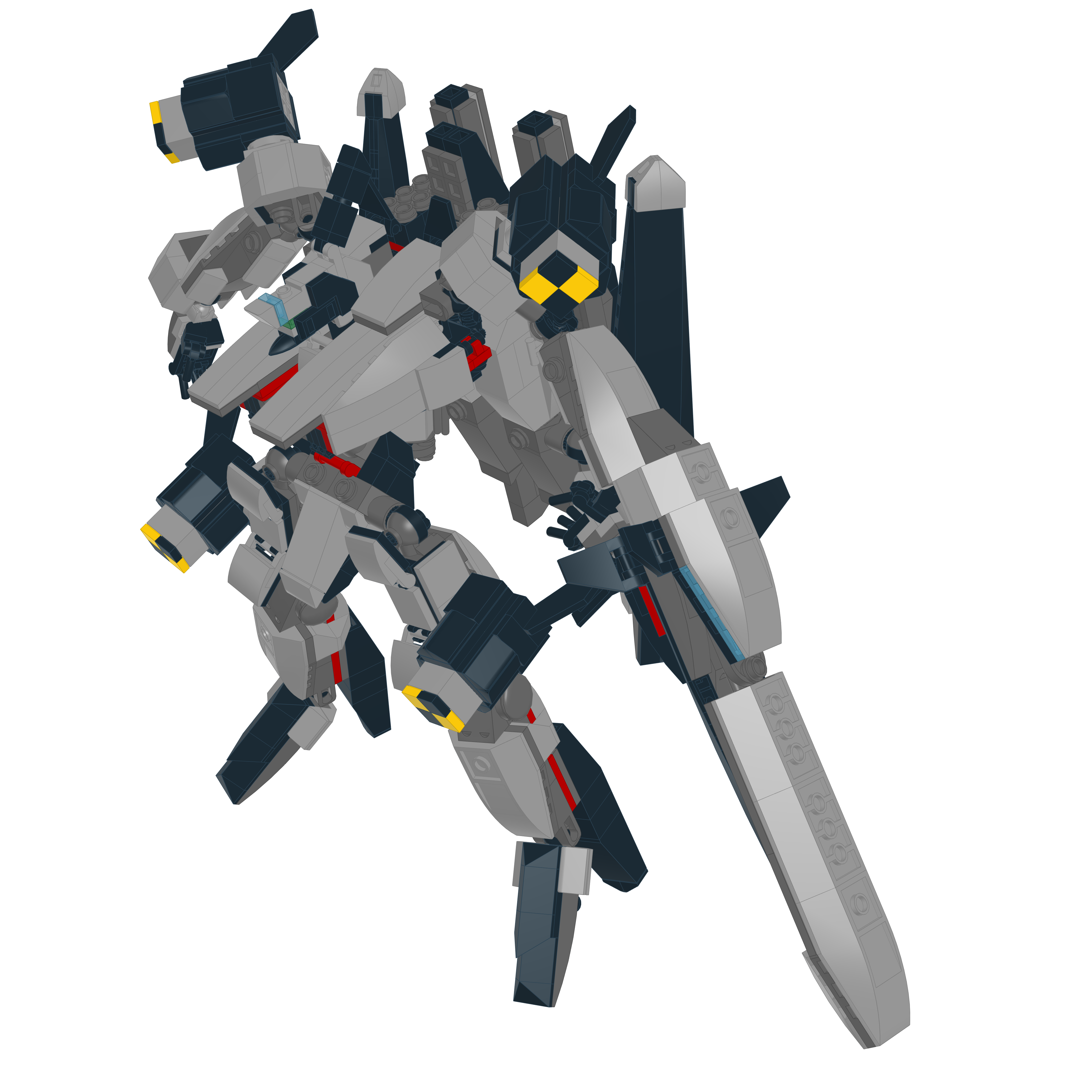 MTF-01 HAYATO // FIGHTER LEGO® MOC - THRUSTER