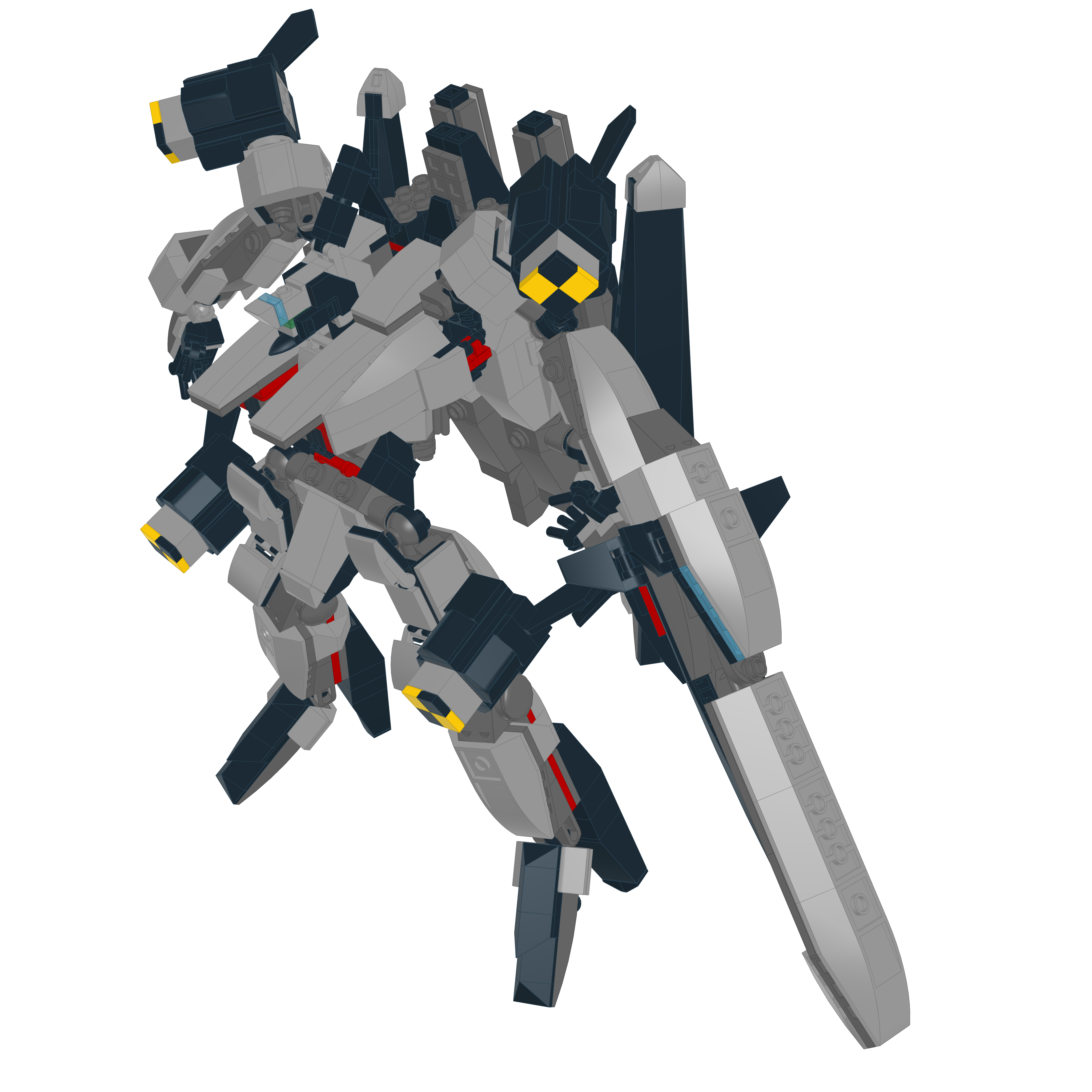 MTF-01 HAYATO // FIGHTER LEGO® MOC - THRUSTER