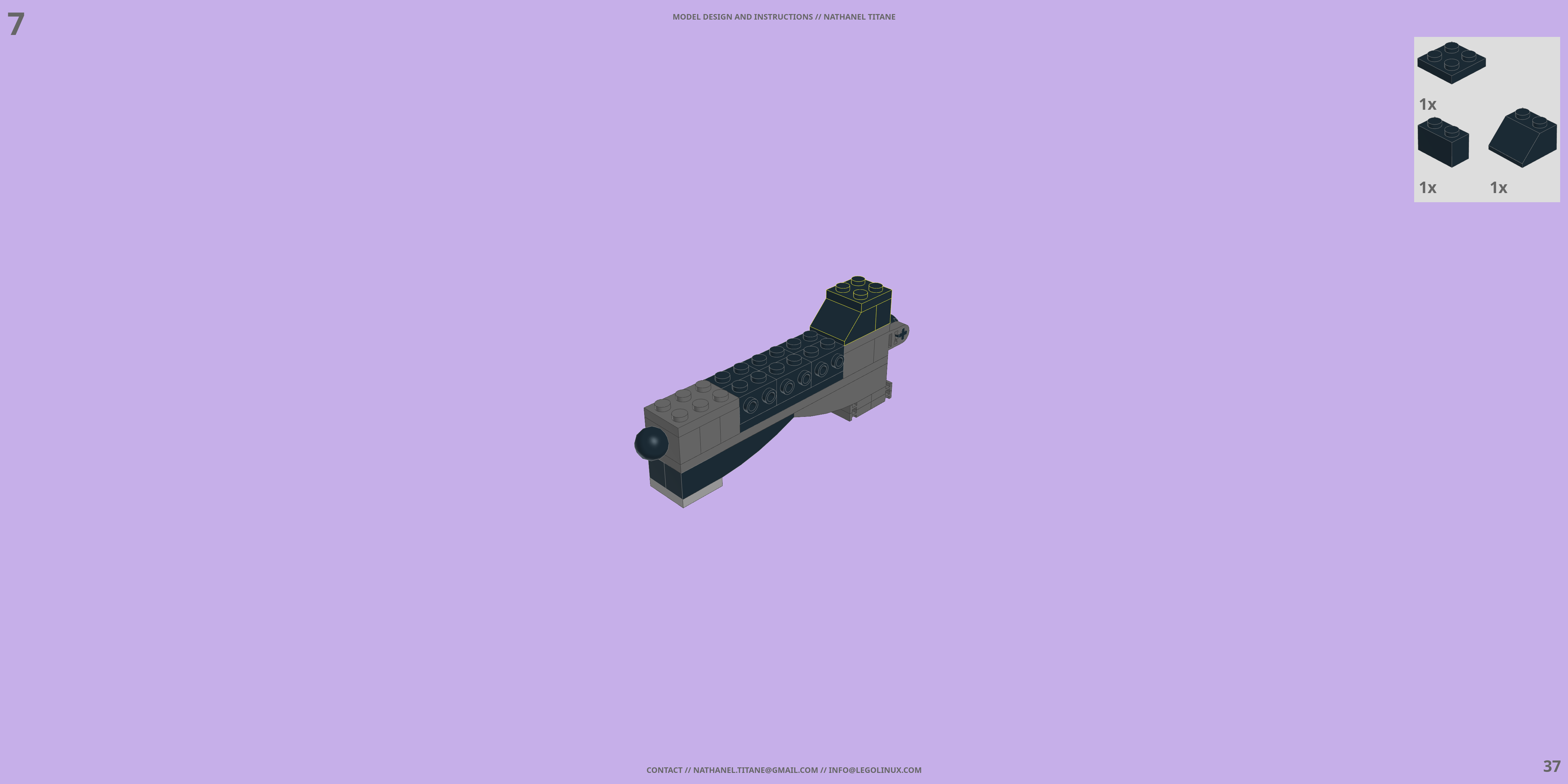 QUEADLUUN RAU LEGO® MOC - Instruction Sample - Page 3