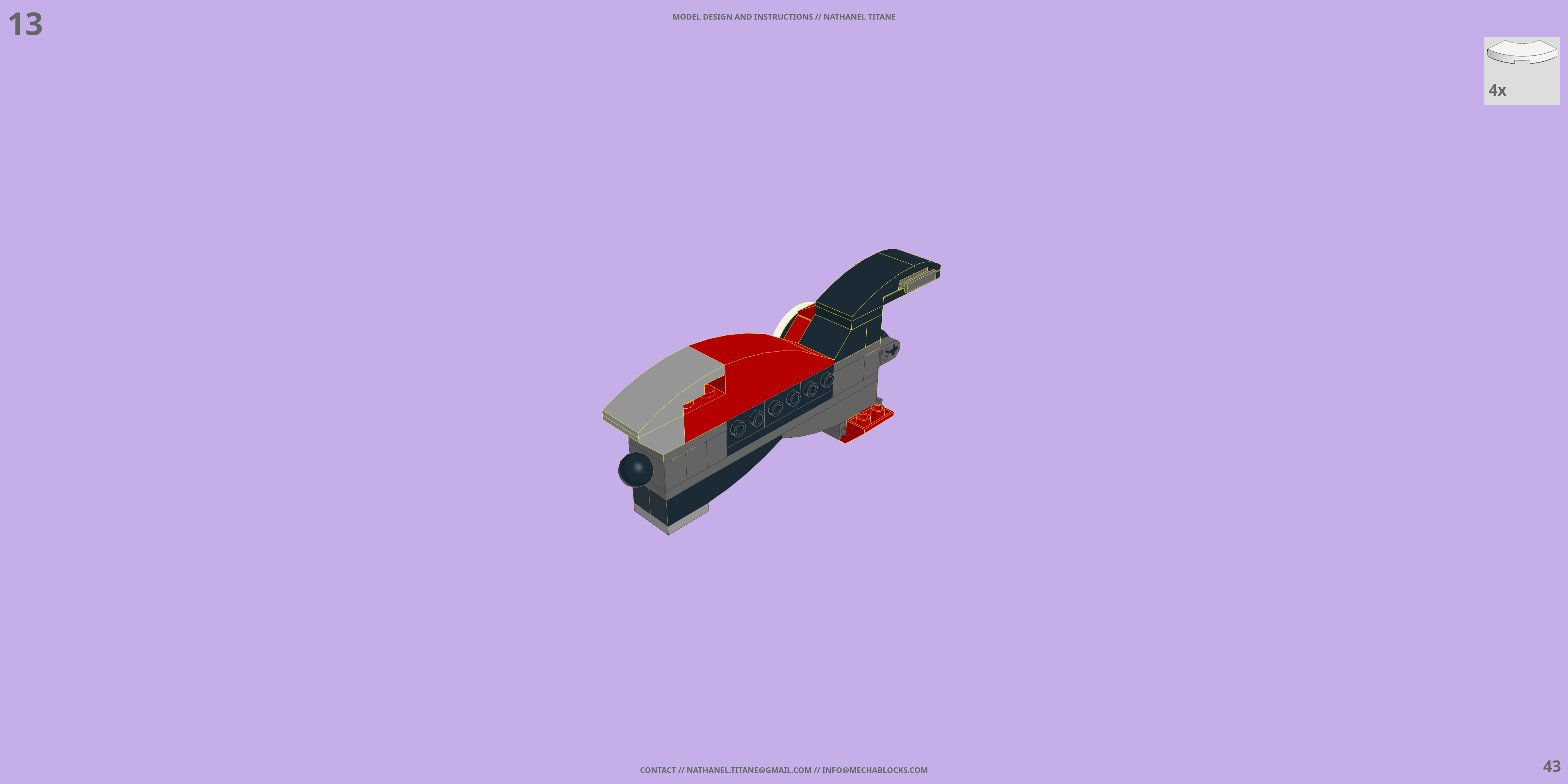 QUEADLUUN RAU LEGO® MOC - Instruction Sample - Page 3