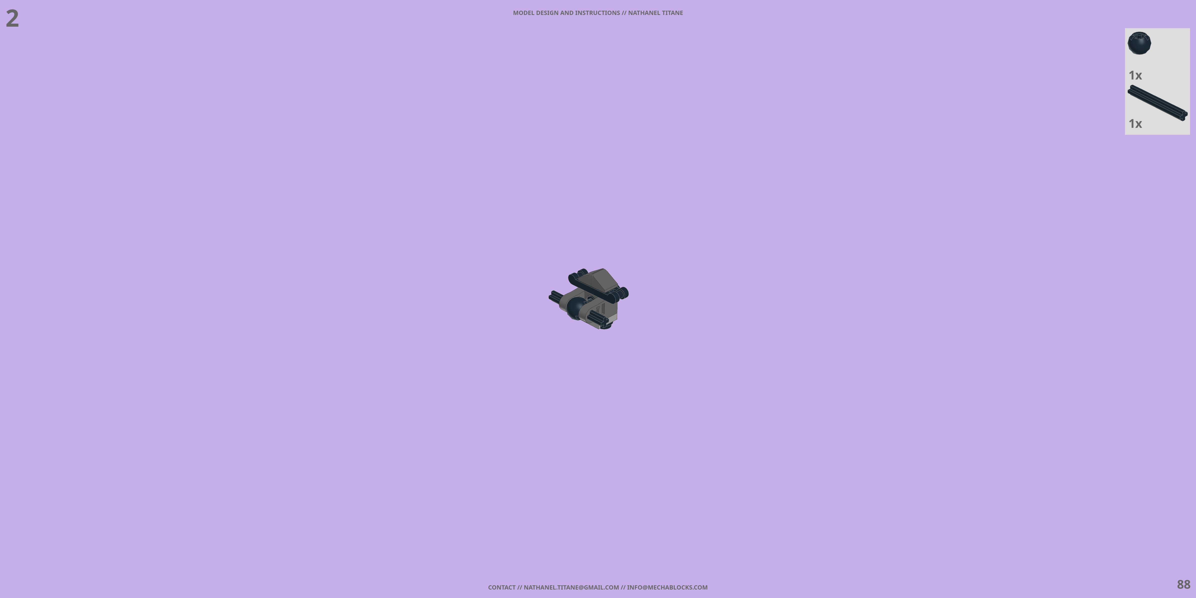 REFX-TN-21 KITSUNE LEGO® MOC - Instruction Sample - Page 4
