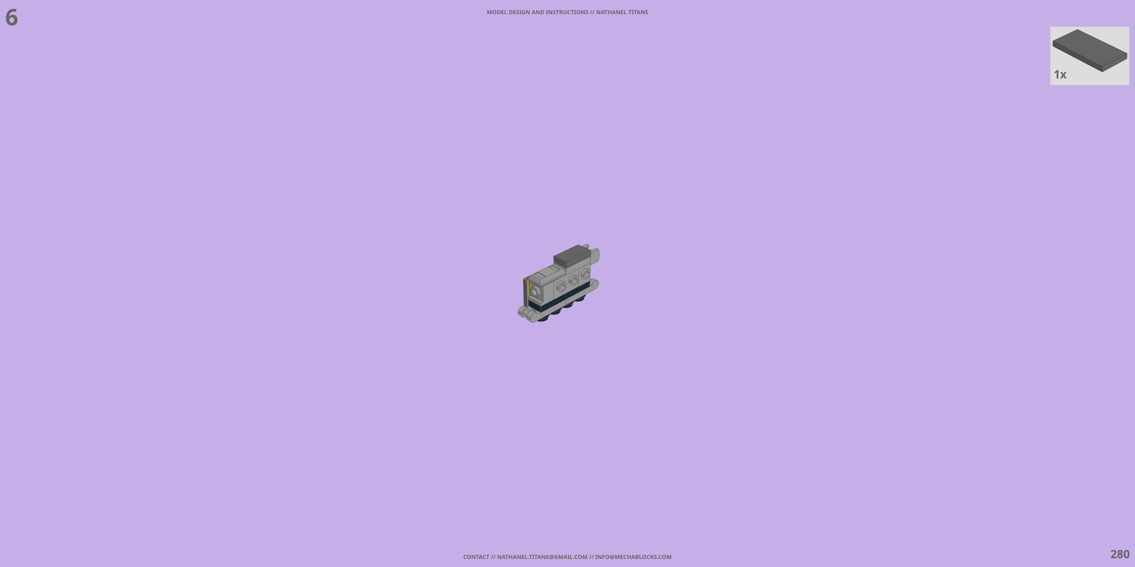 REFX-TN-21 KITSUNE LEGO® MOC - Instruction Sample - Page 6