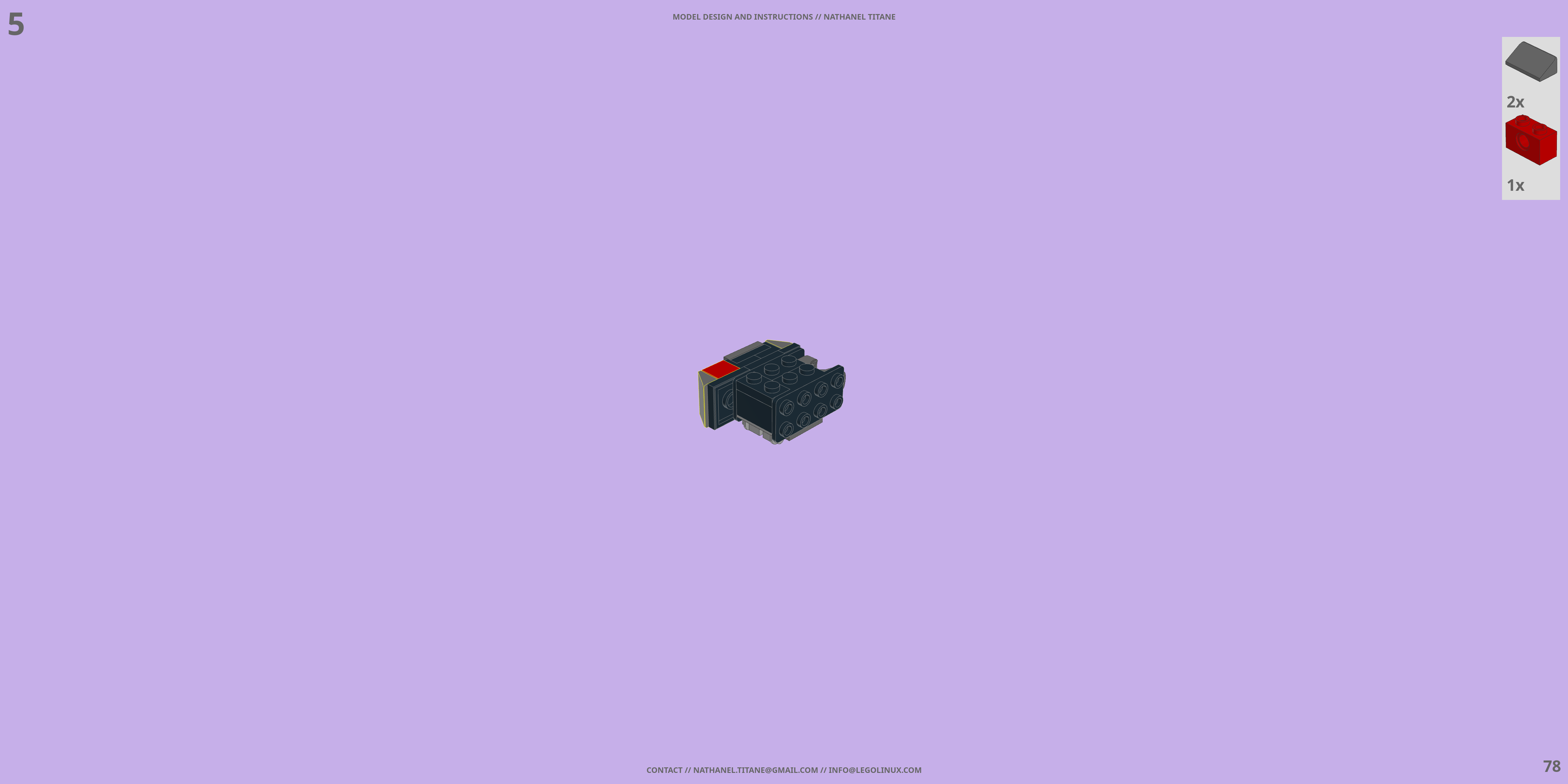REFX-TN-33 SUZUME LEGO® MOC - Instruction Sample - Page 3