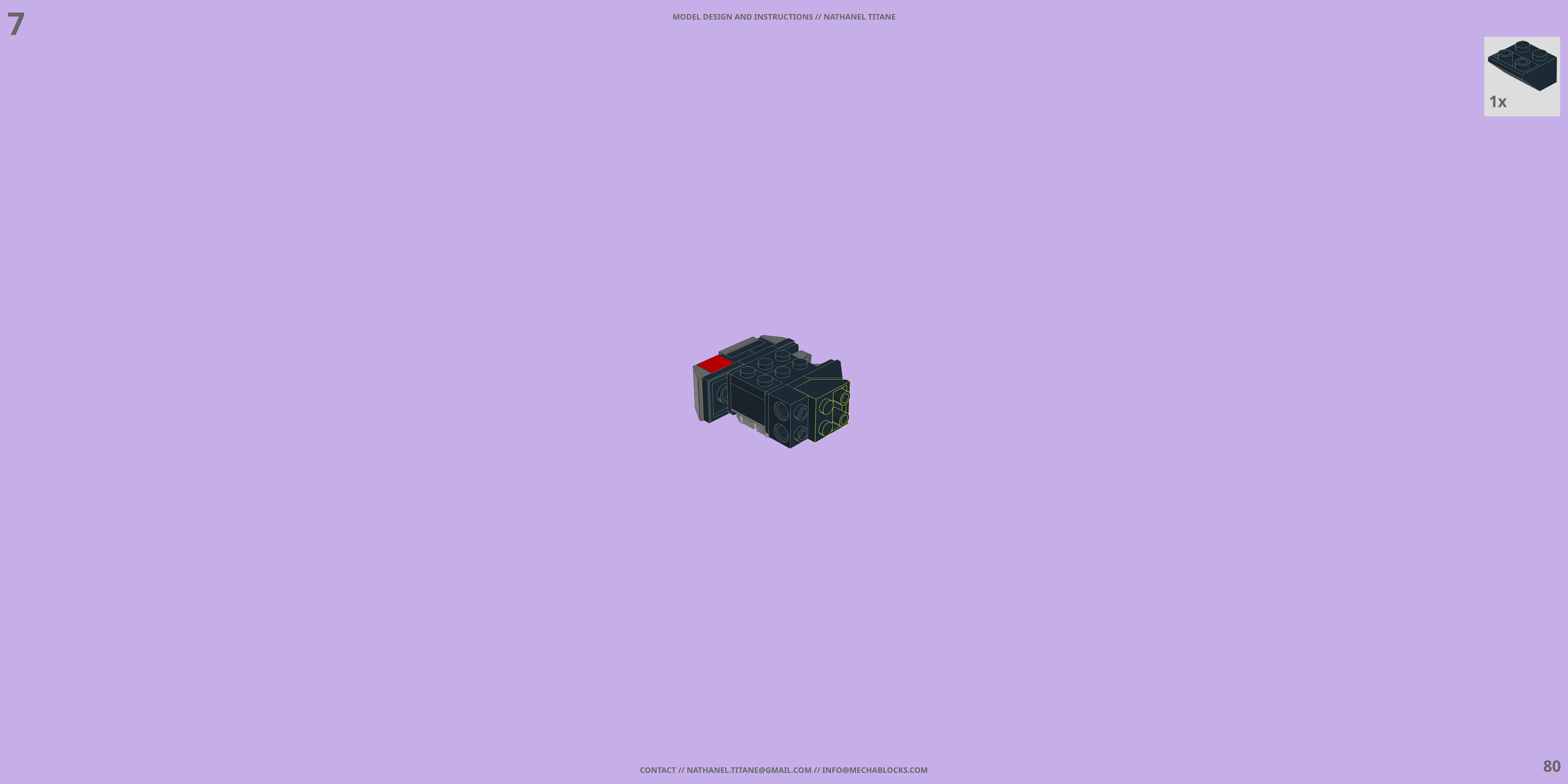 REFX-TN-33 SUZUME LEGO® MOC - Instruction Sample - Page 3