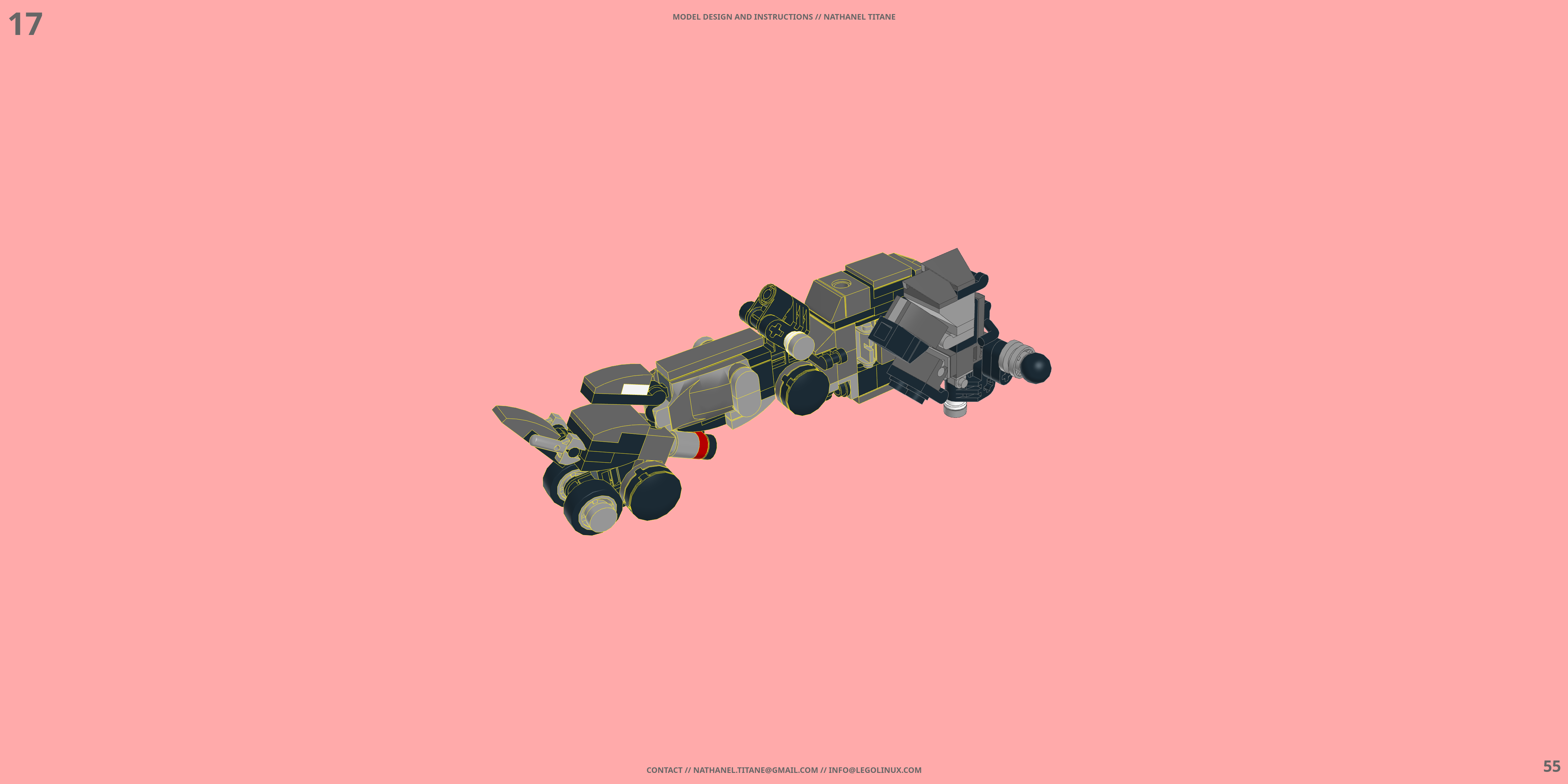 REFX-TN-99 JIGABACHI LEGO® MOC - Instruction Sample - Page 3