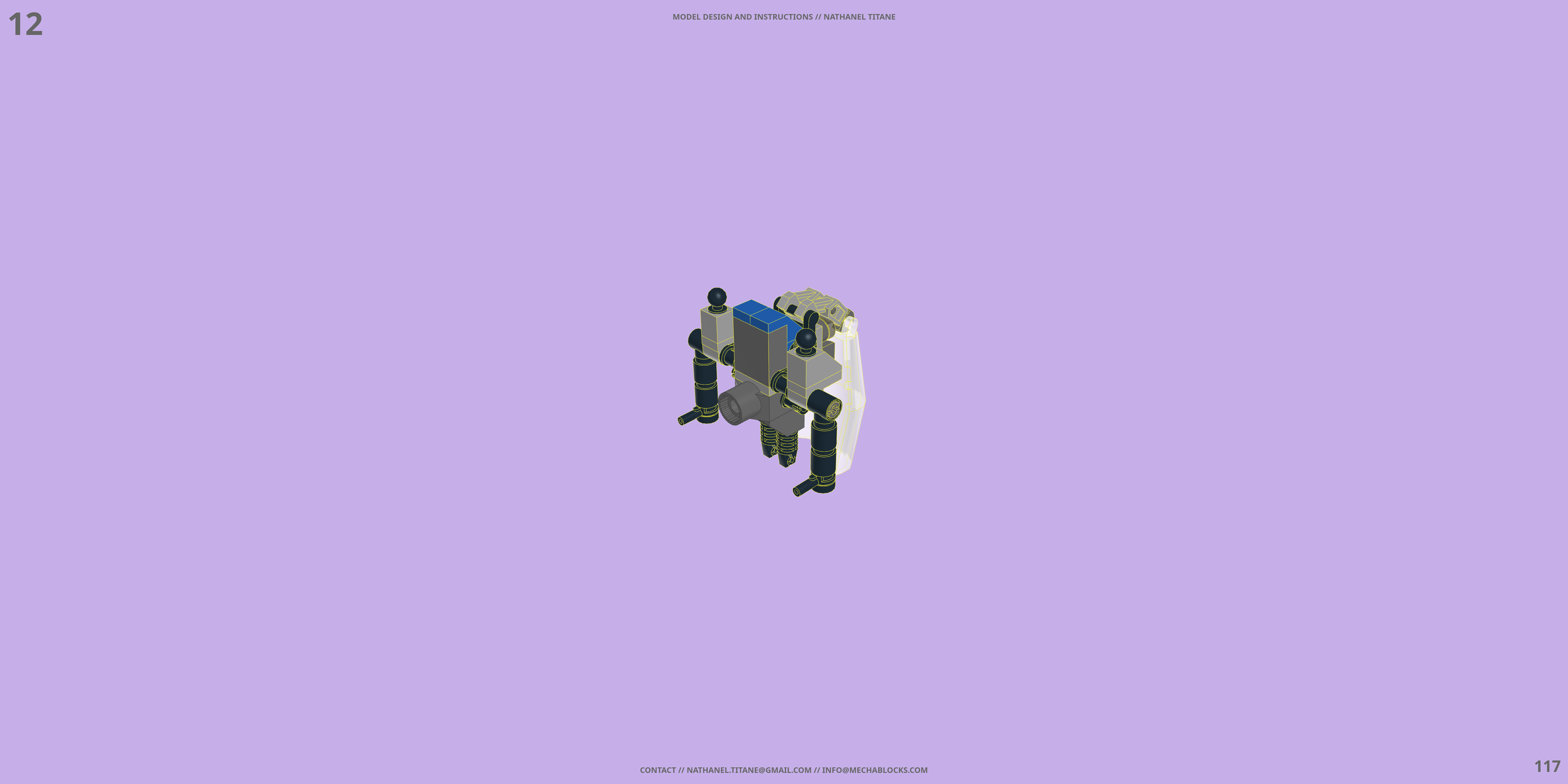 VR-041H SABER // ARMOR LEGO® MOC - Instruction Sample - Page 3