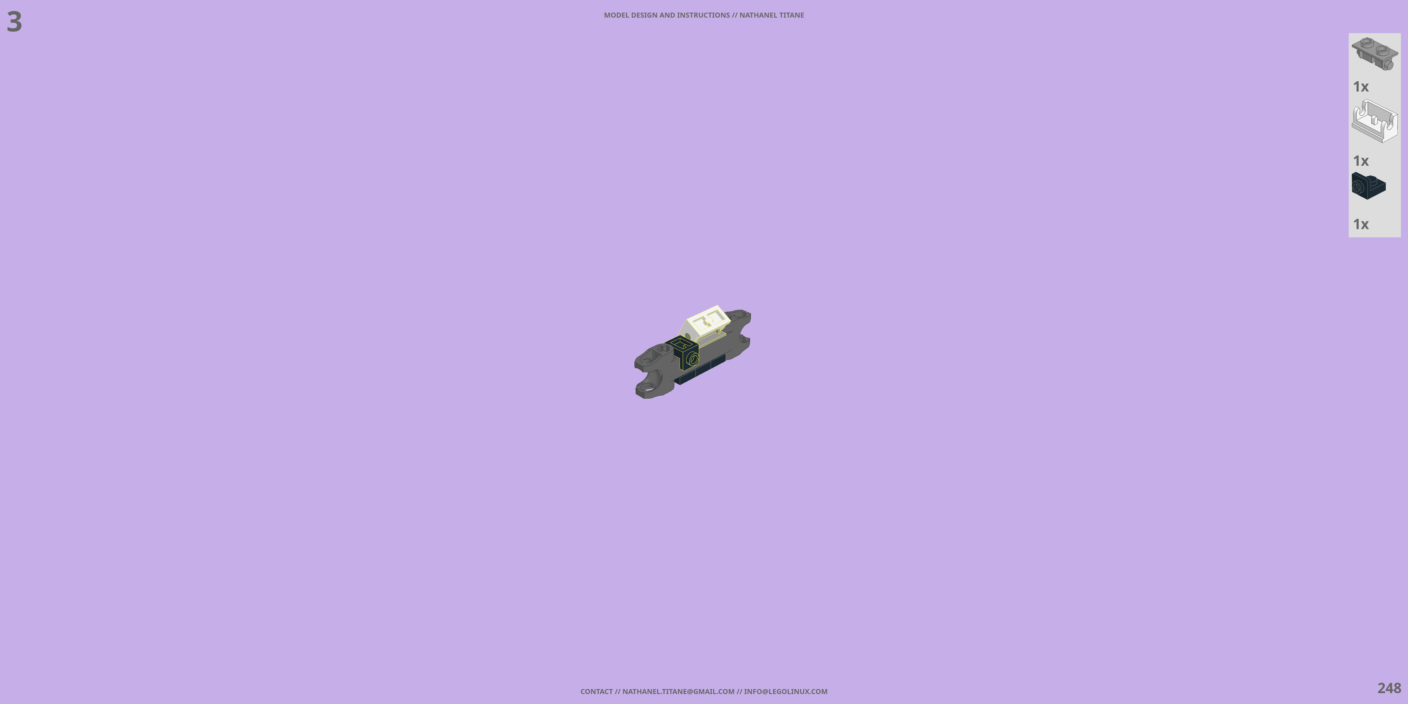 VR-041H SABER // ARMOR LEGO® MOC - Instruction Sample - Page 5