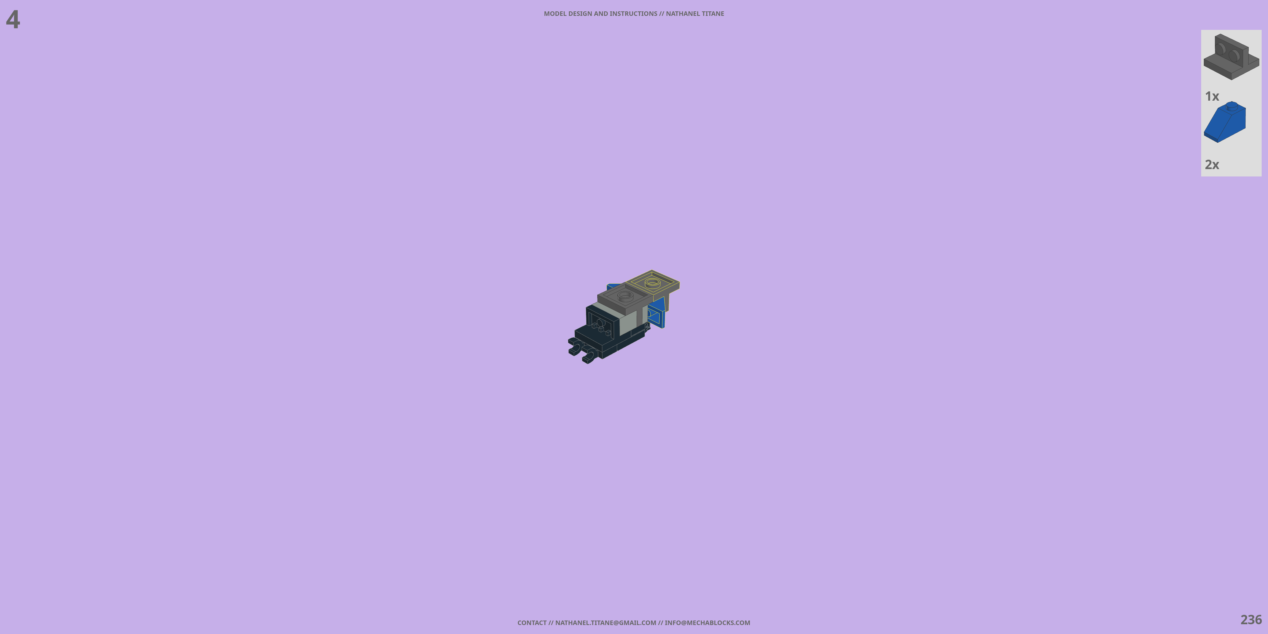 VR-041H SABER // RIDE LEGO® MOC - Instruction Sample - Page 5