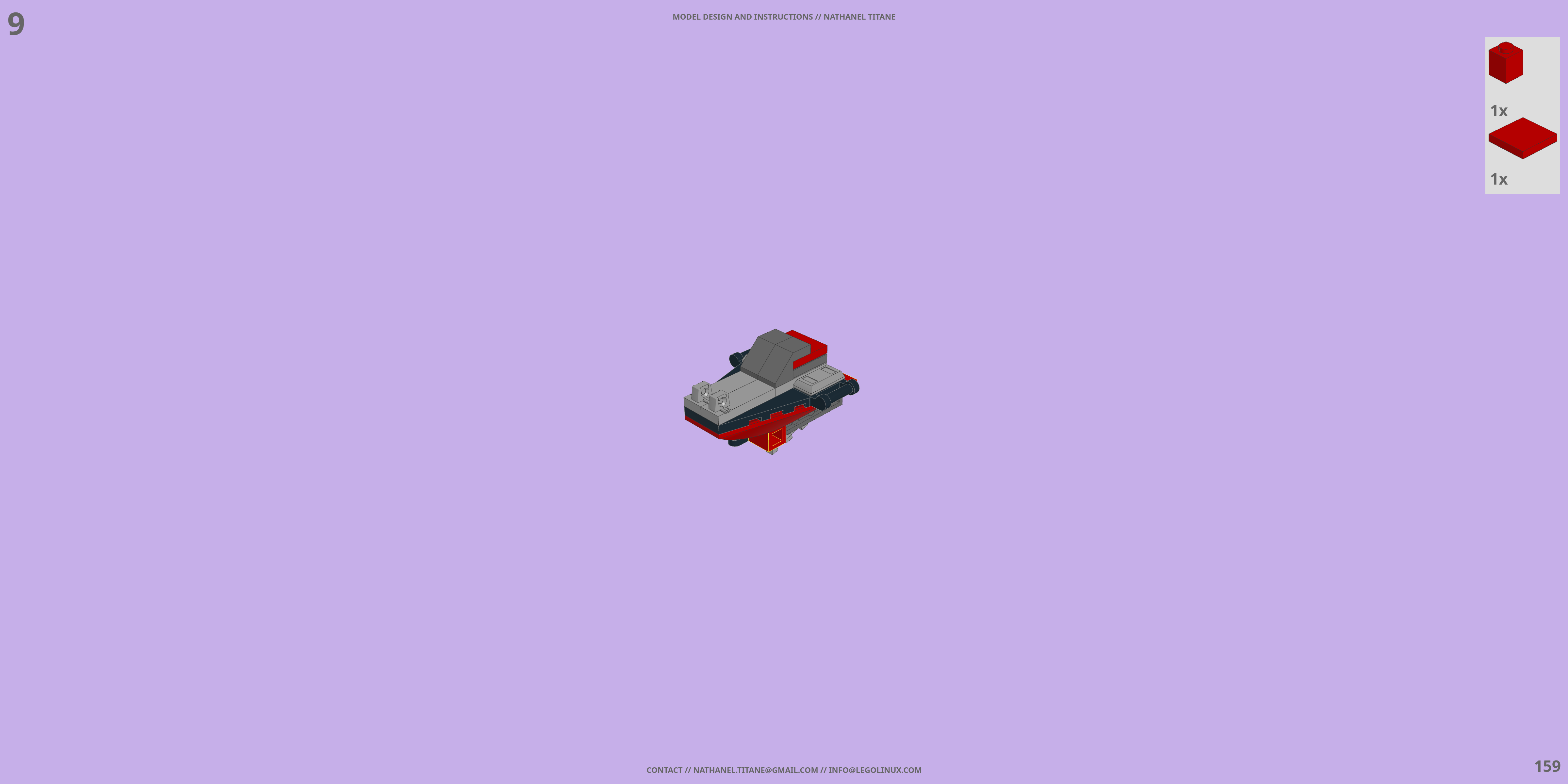 VRS-077F INTRUDER GATE // ARMOR LEGO® MOC - Instruction Sample - Page 4