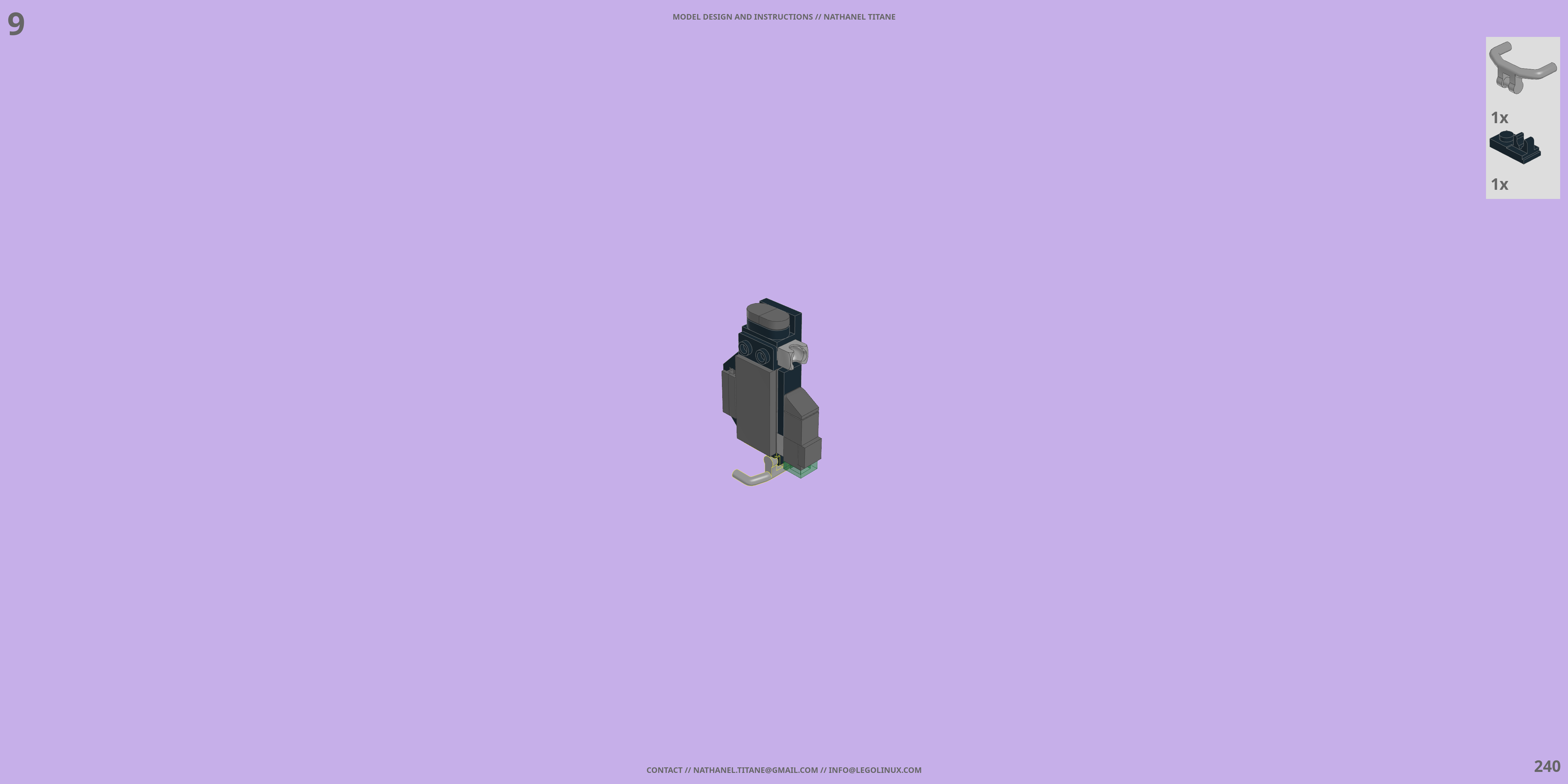 VRS-077F INTRUDER GATE // ARMOR LEGO® MOC - Instruction Sample - Page 5