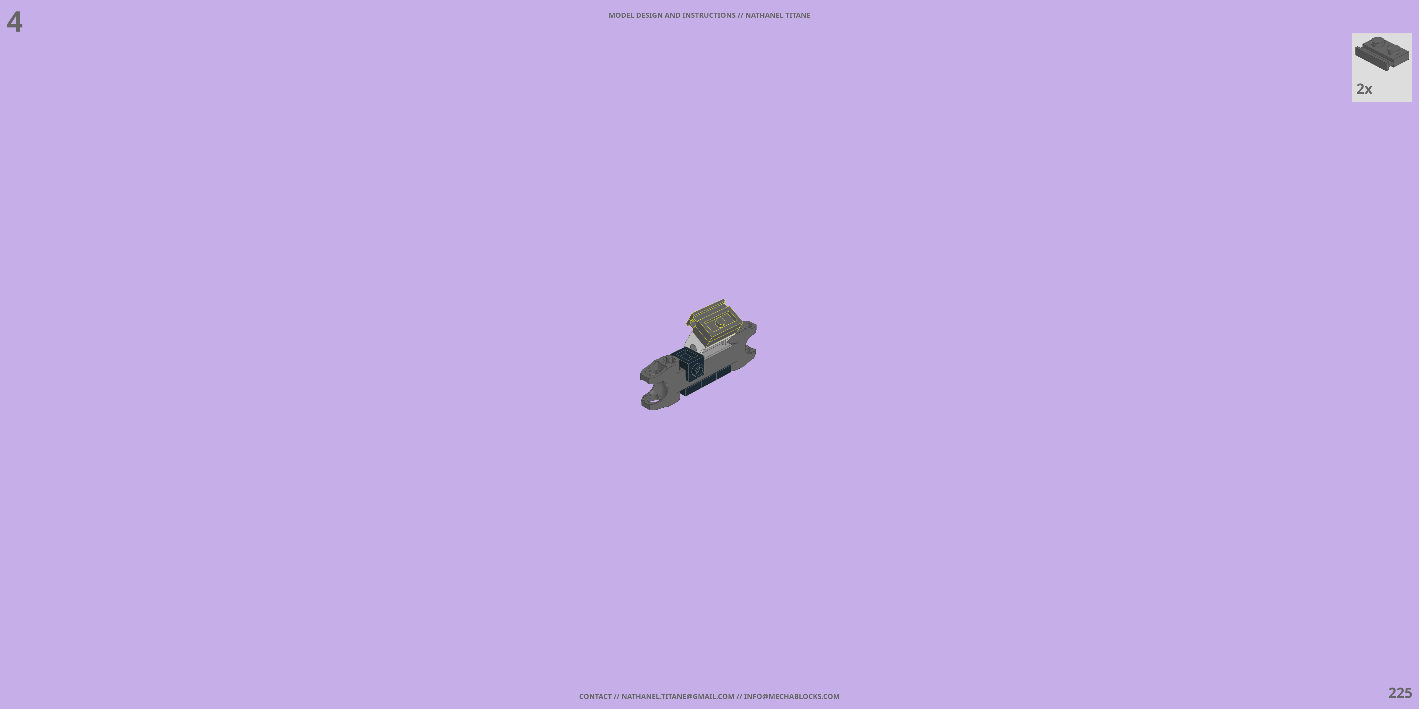 VRS-077F INTRUDER GATE // ARMOR LEGO® MOC - Instruction Sample - Page 5