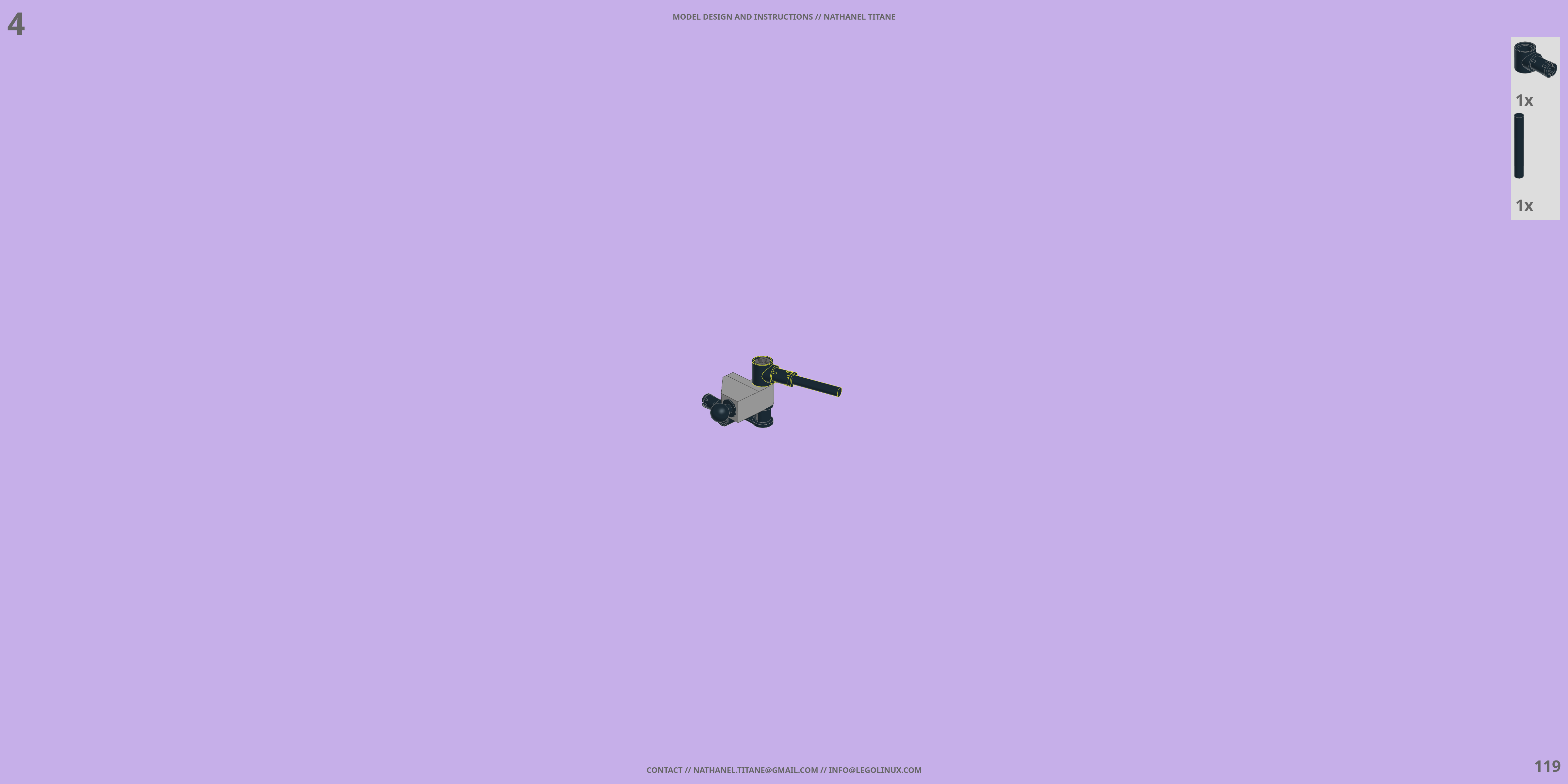 VRS-077F INTRUDER GATE // RIDE LEGO® MOC - Instruction Sample - Page 3