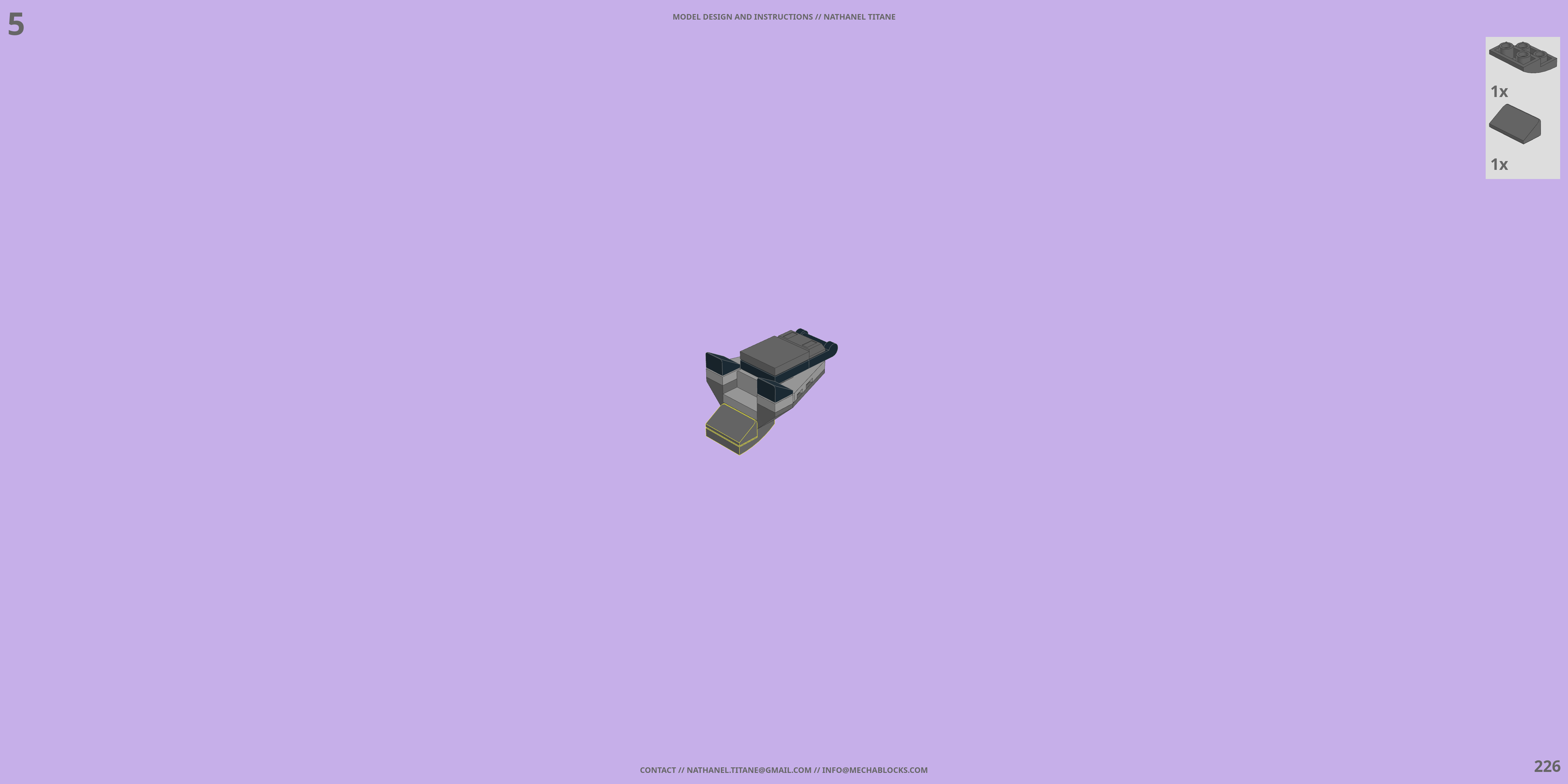 VRS-077F INTRUDER GATE // RIDE LEGO® MOC - Instruction Sample - Page 5