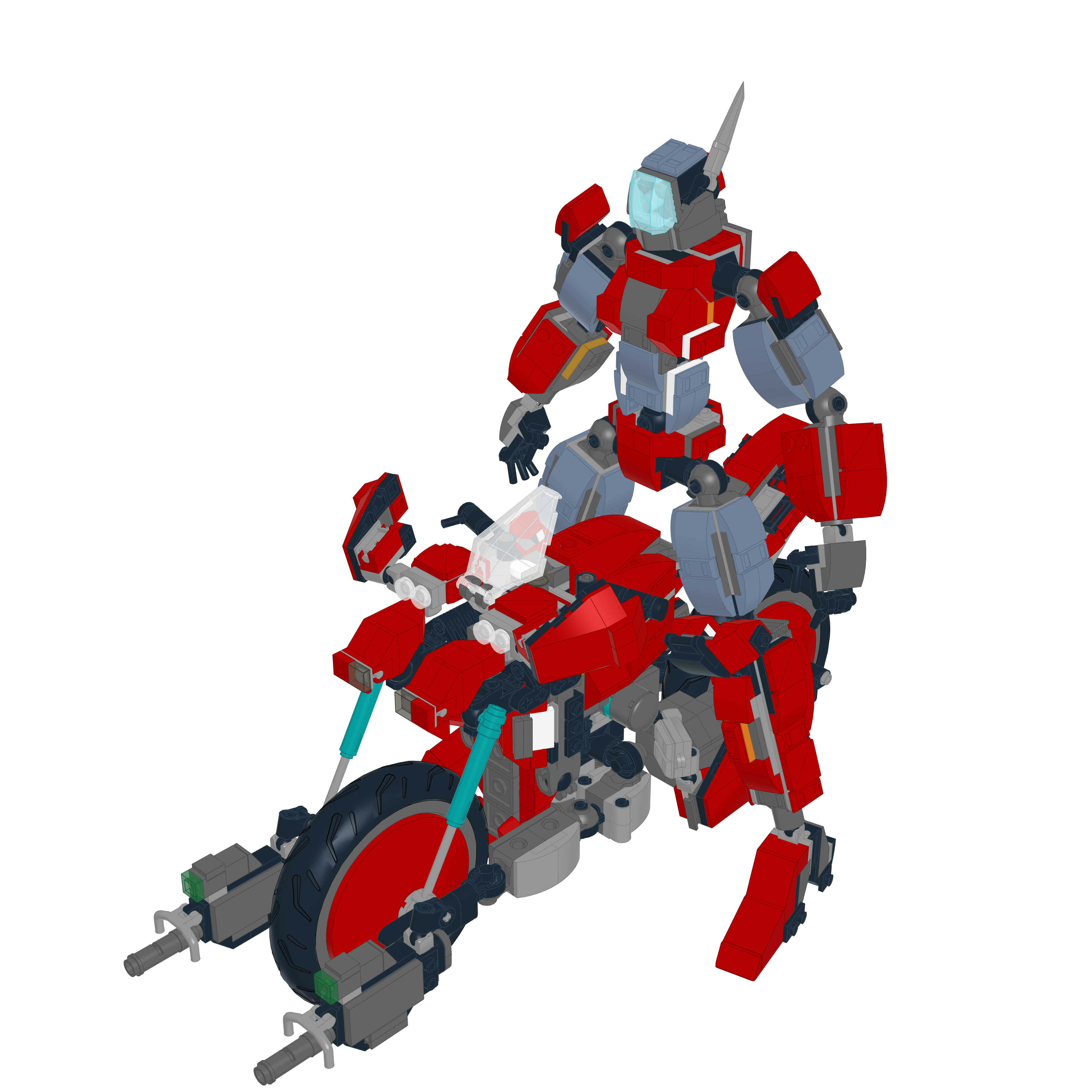 VRS-077F INTRUDER GATE // ARMOR LEGO® MOC - RIDE