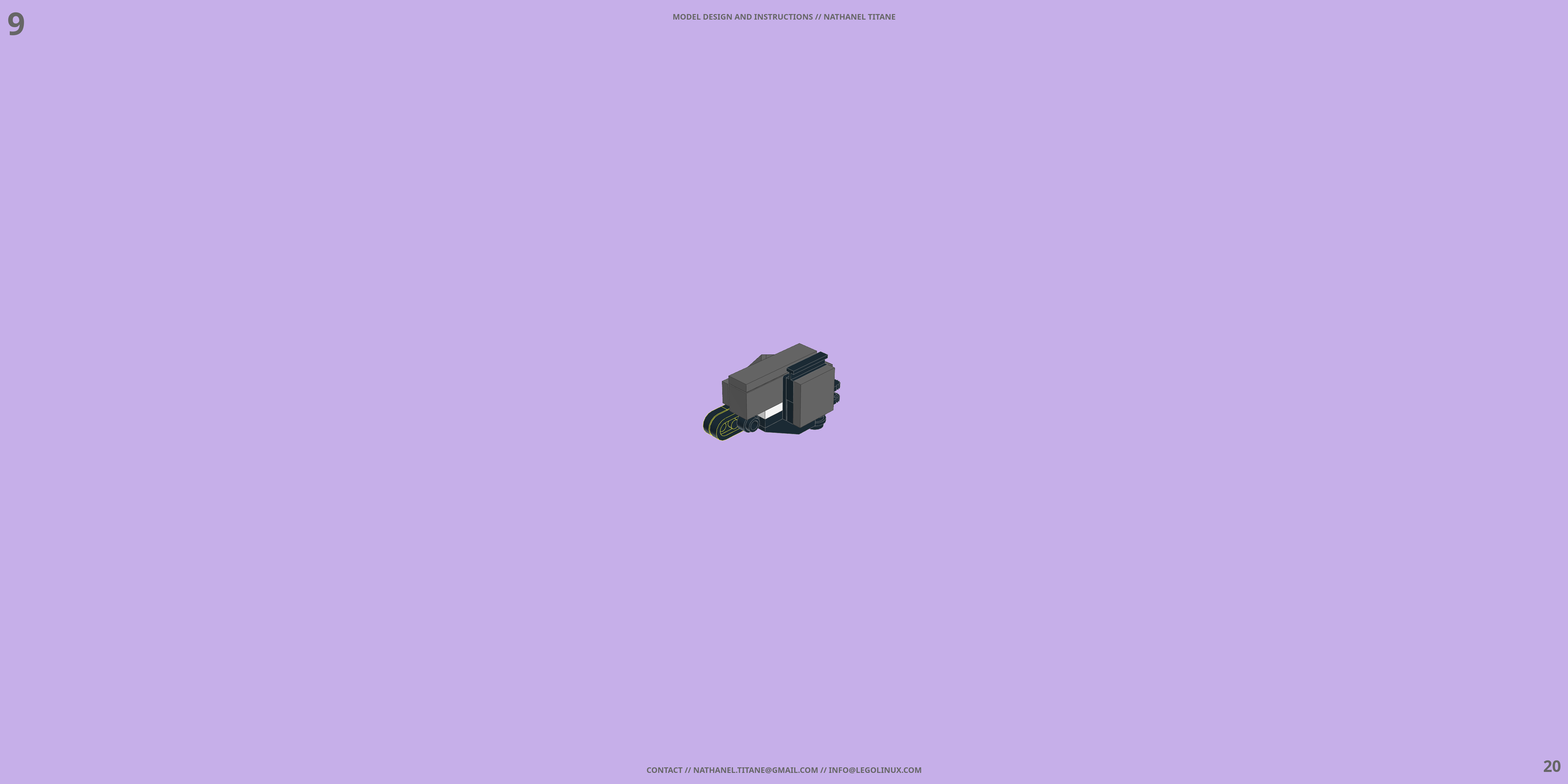 SAP-01G SENTINEL LEGO® MOC - Instruction Sample - Page 2