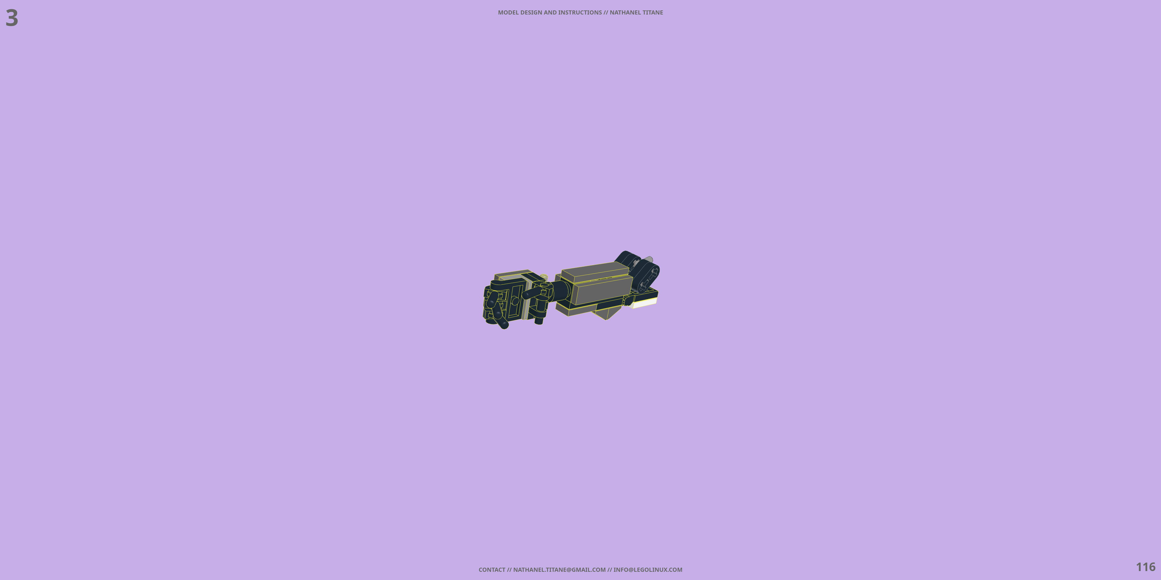 SAP-01G SENTINEL LEGO® MOC - Instruction Sample - Page 6